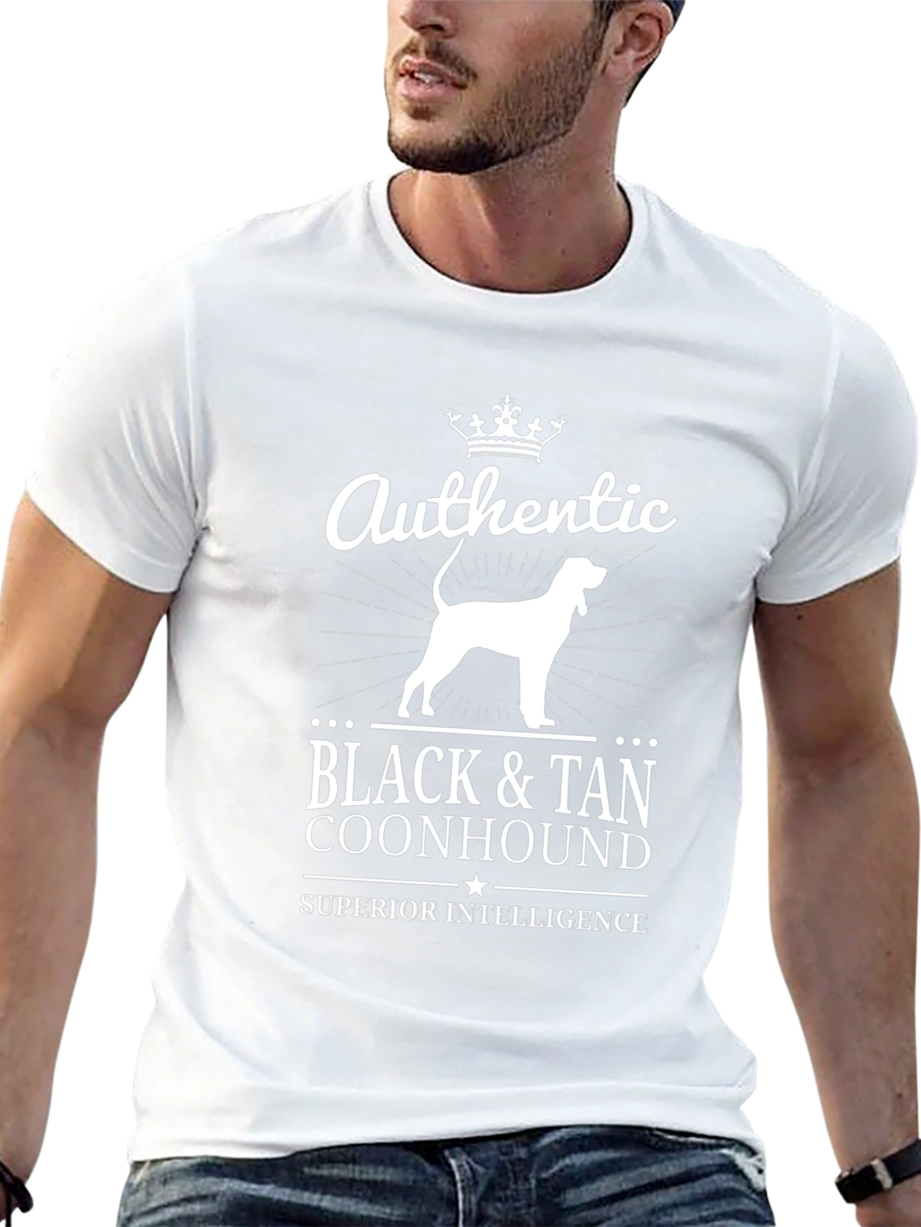 Authentic Black & Tan Coonhound Tee