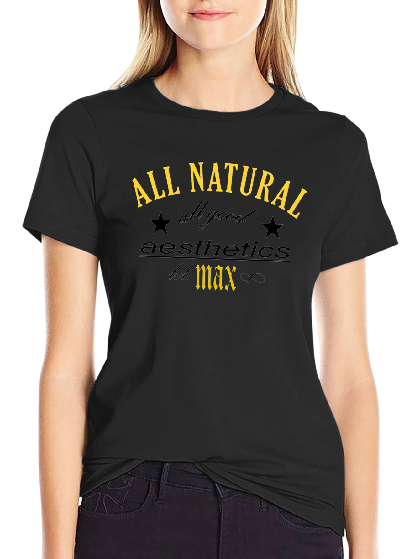 All Natural Aesthetics T-Shirt - Trendy Graphic Tee