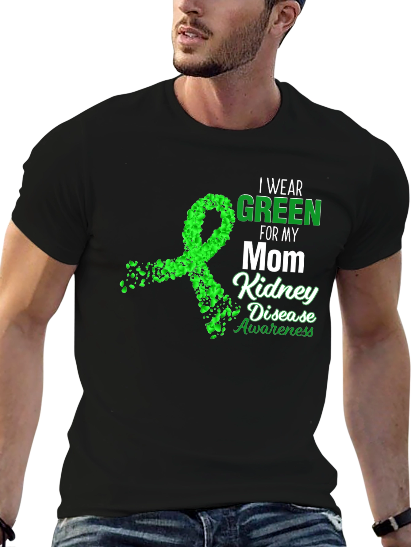 Green Ribbon Kidney Disease Awareness T-Shirt