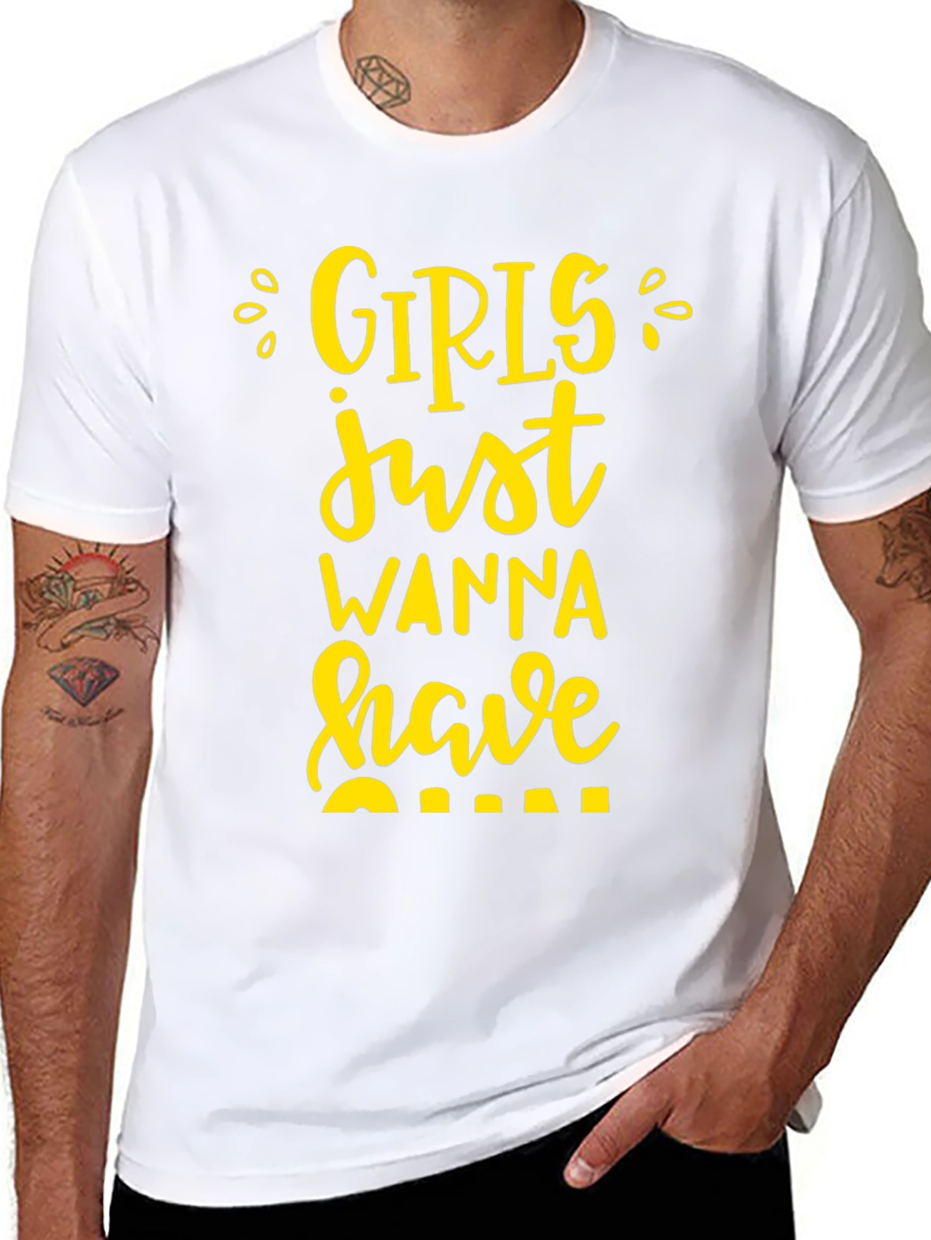 Girls Just Wanna Have Fun Graphic Tee