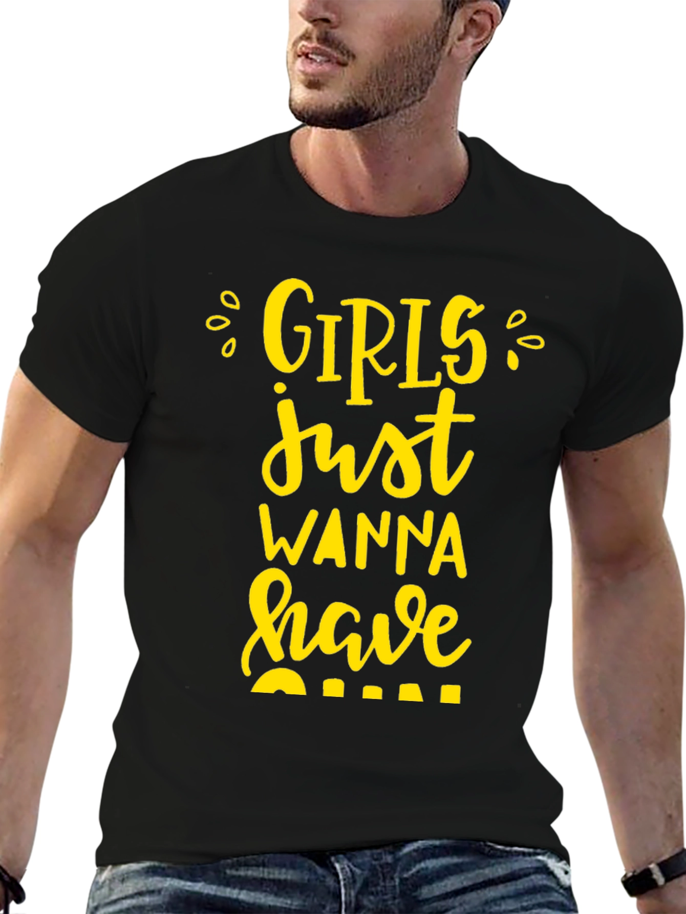 Girls Just Wanna Have Fun Graphic Tee