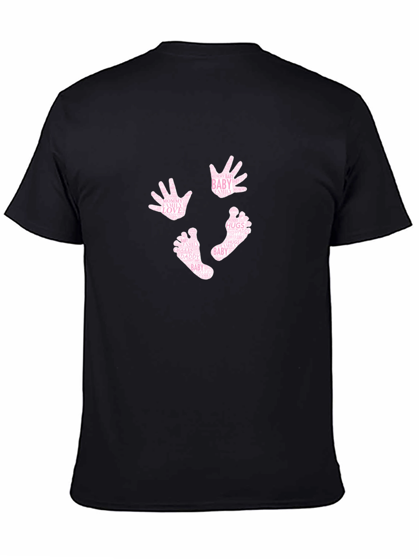 Baby Hands and Feet Word Art T-Shirt