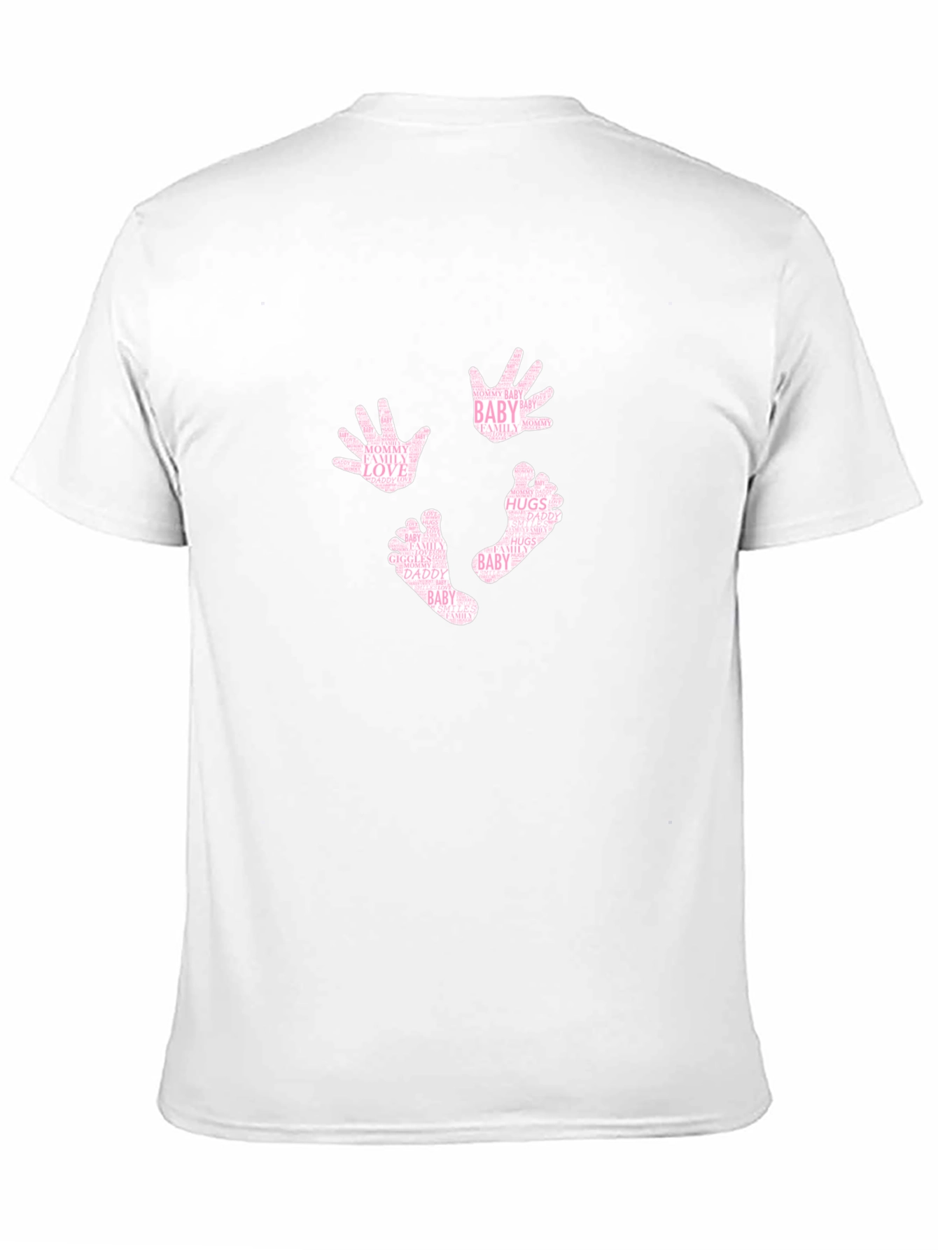 Baby Hands and Feet Word Art T-Shirt