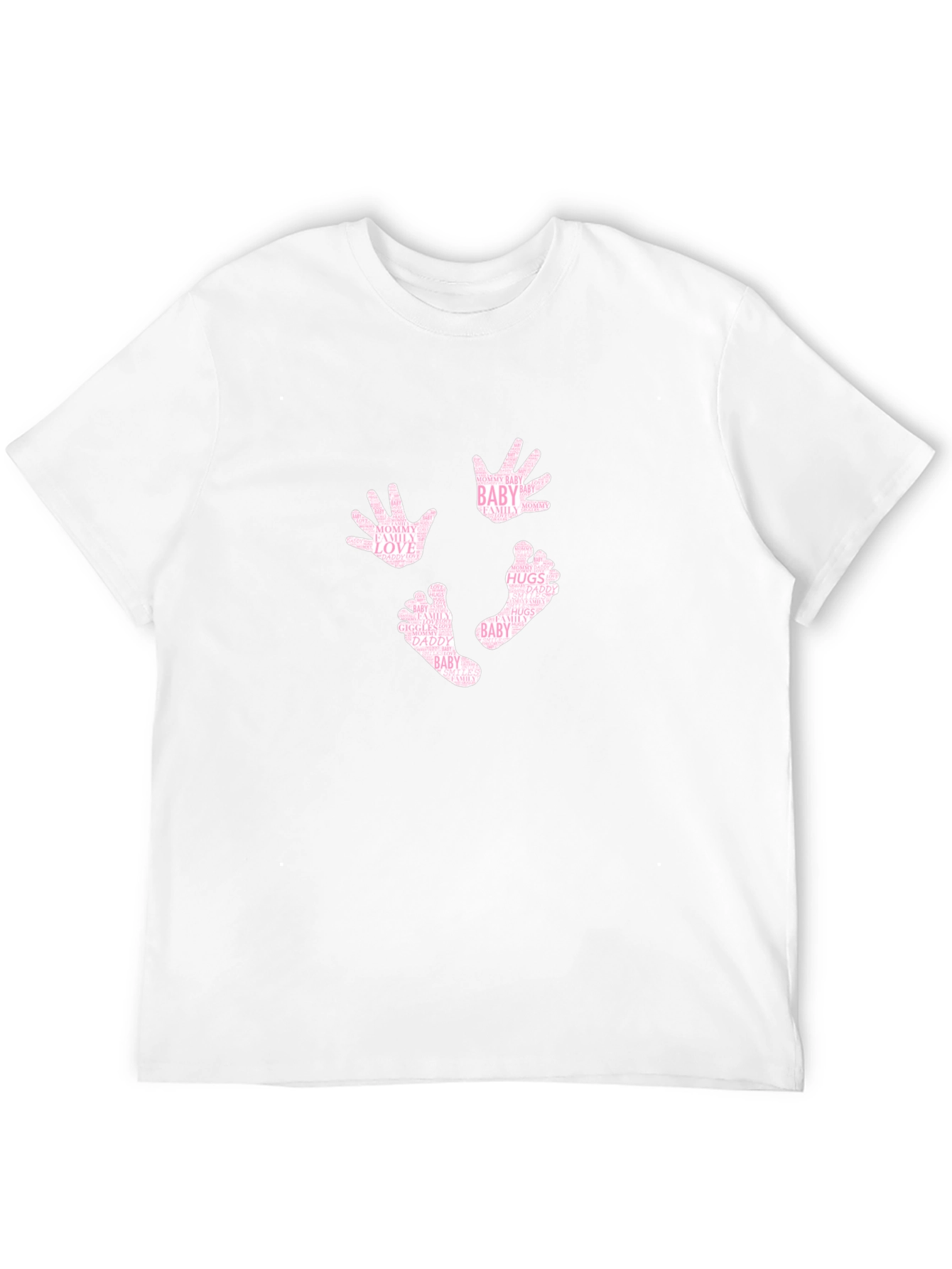 Baby Hands and Feet Word Art T-Shirt