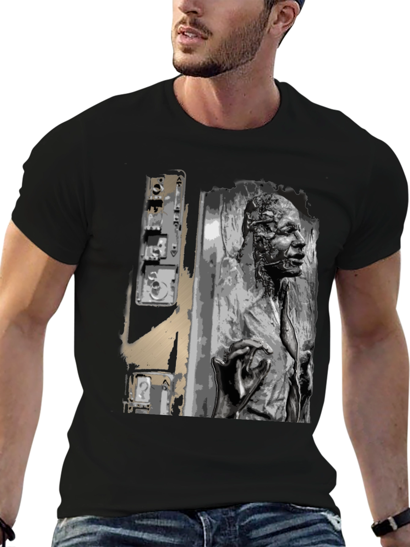 Han Solo Carbonite T-Shirt - Sci-Fi Graphic Tee