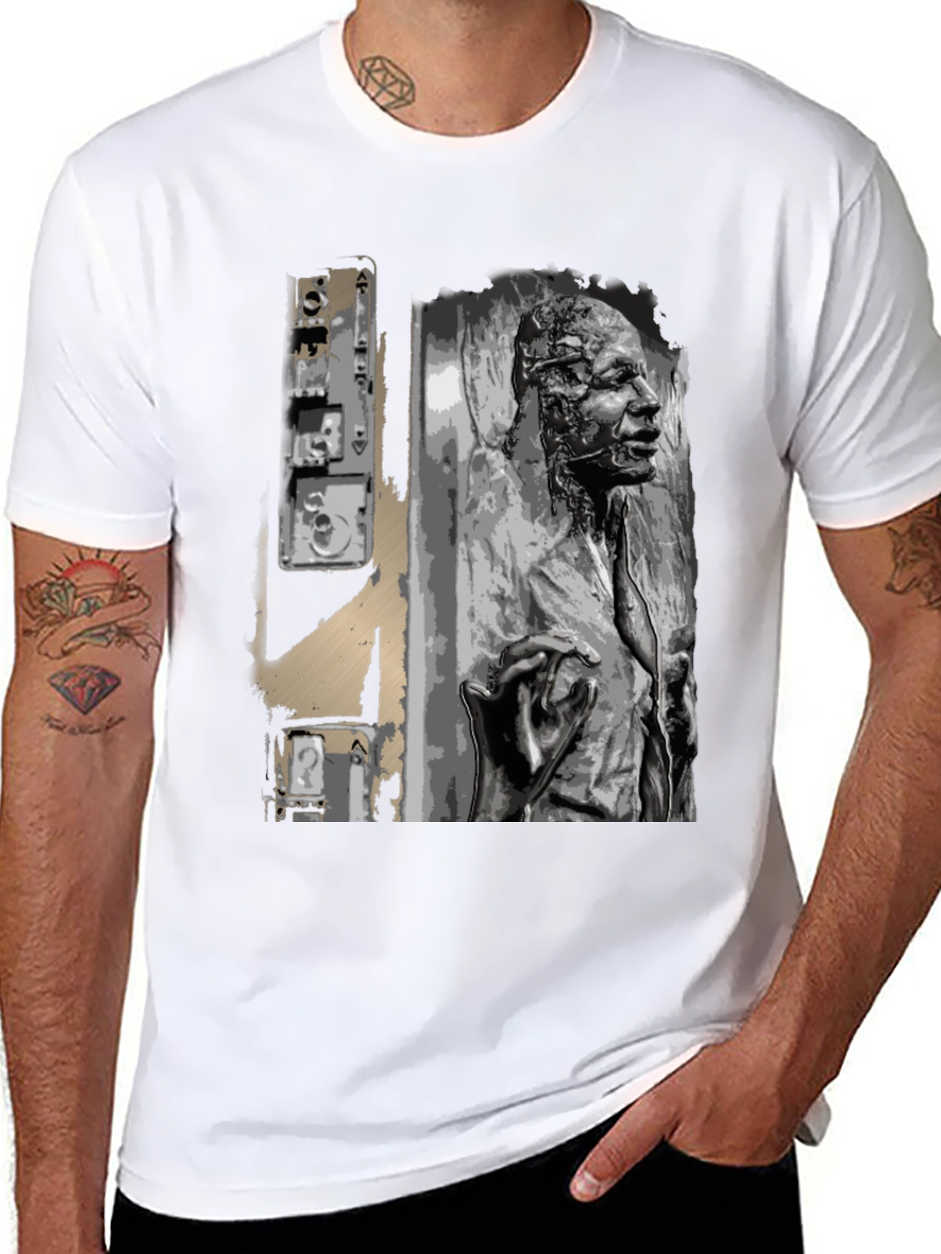 Han Solo Carbonite T-Shirt - Sci-Fi Graphic Tee