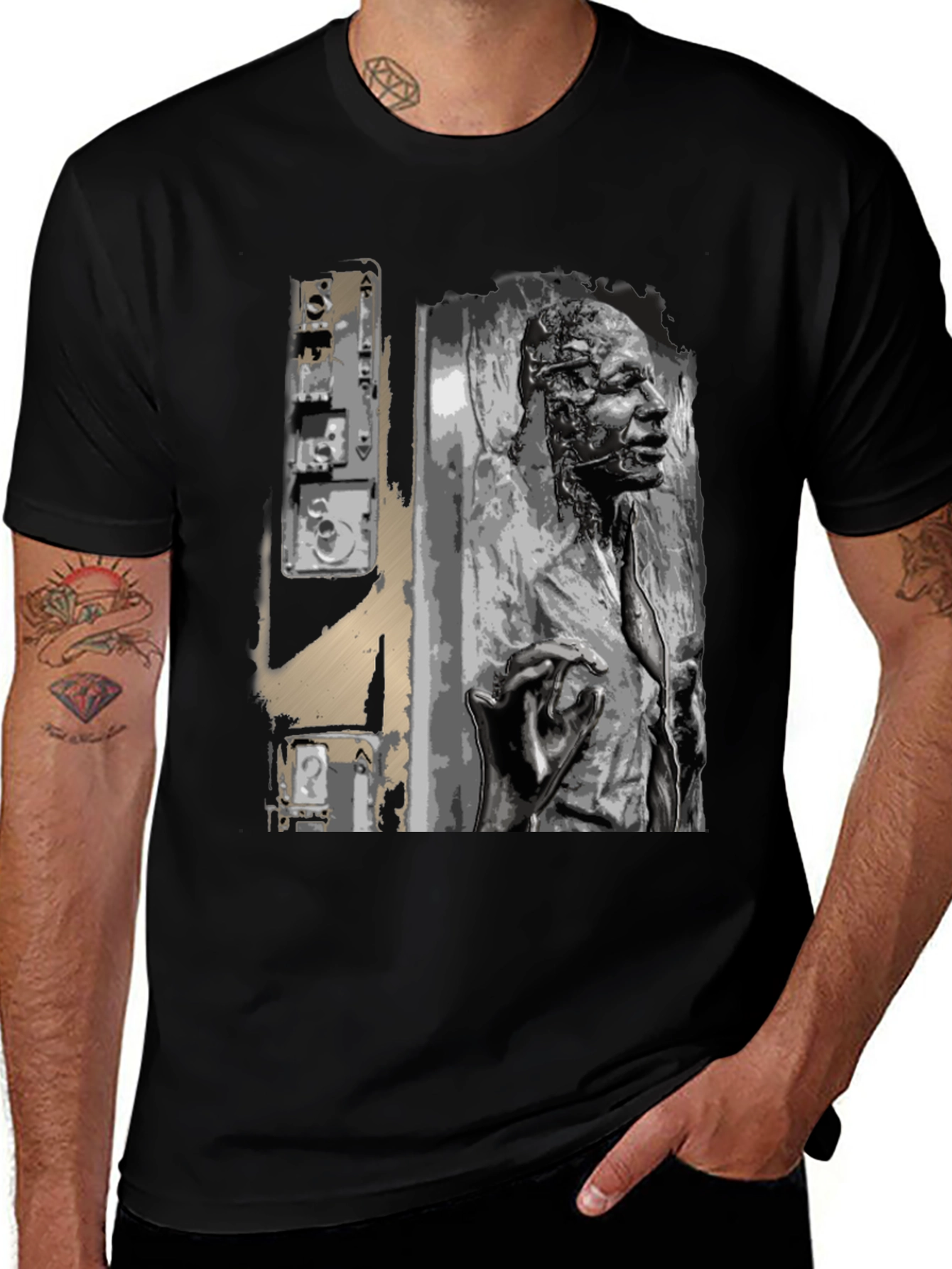 Han Solo Carbonite T-Shirt - Sci-Fi Graphic Tee