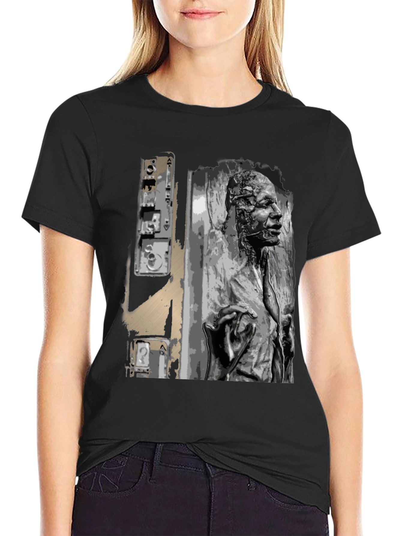 Han Solo Carbonite T-Shirt - Sci-Fi Graphic Tee