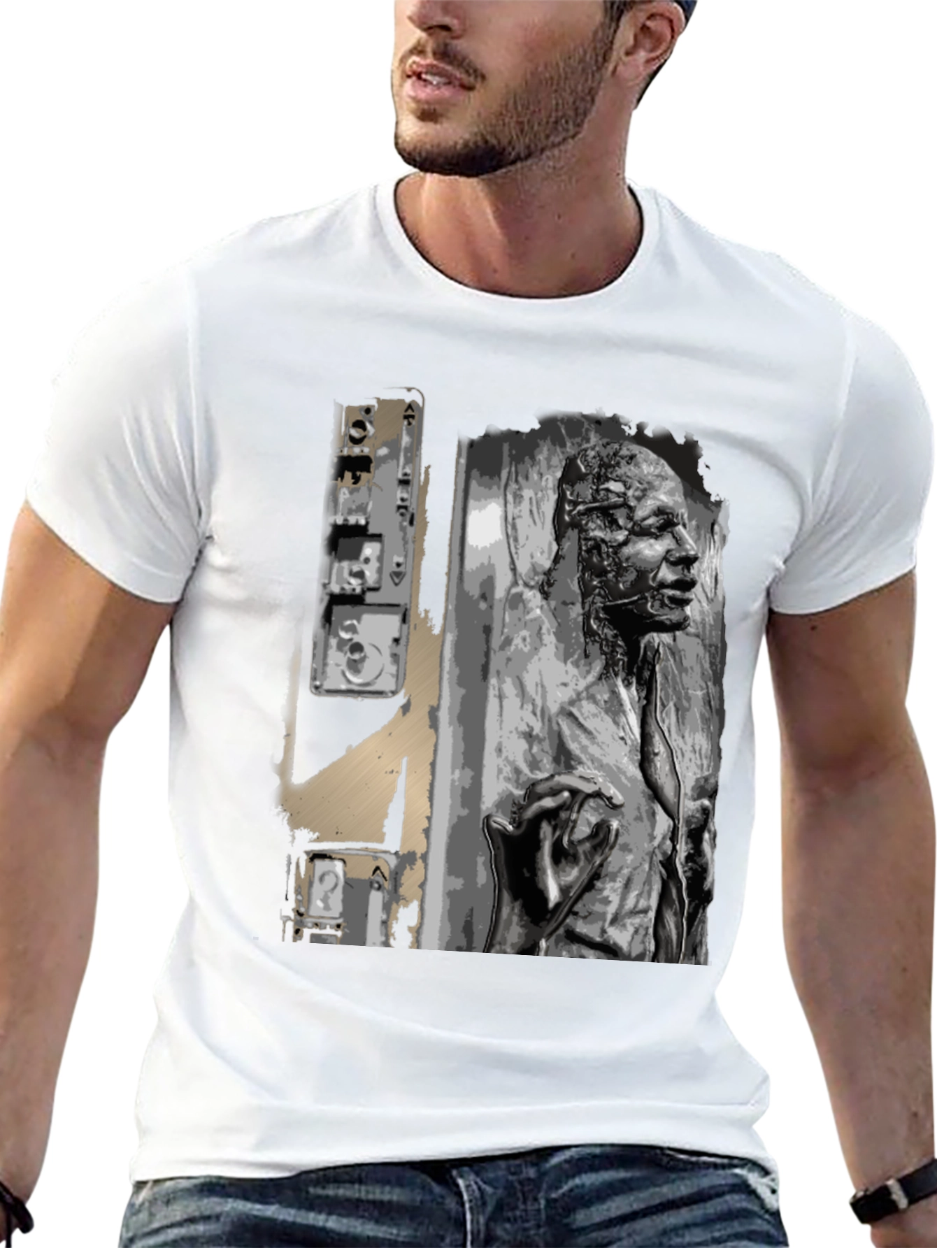 Han Solo Carbonite T-Shirt - Sci-Fi Graphic Tee