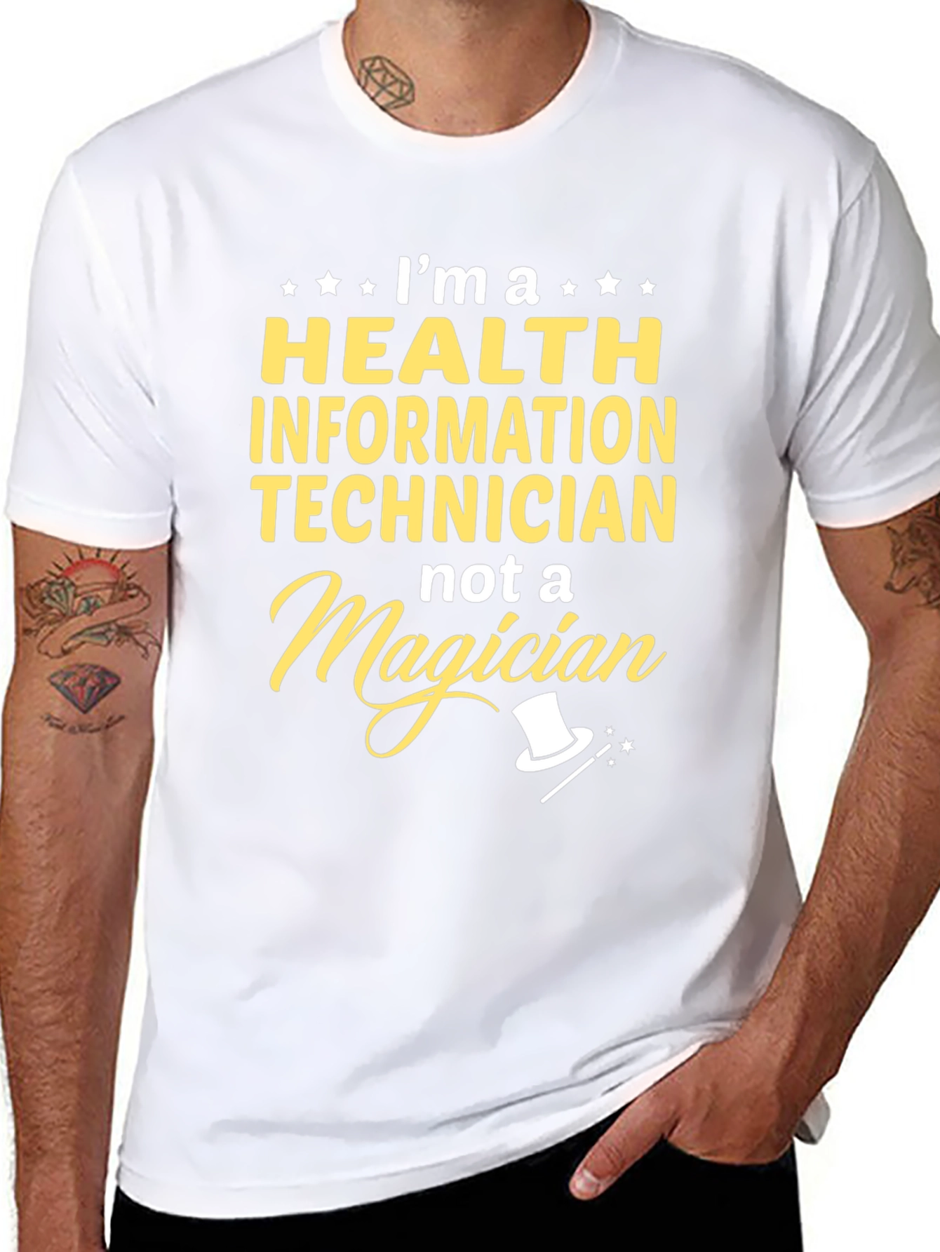 Health Info Tech T-Shirt - Not a Magician!