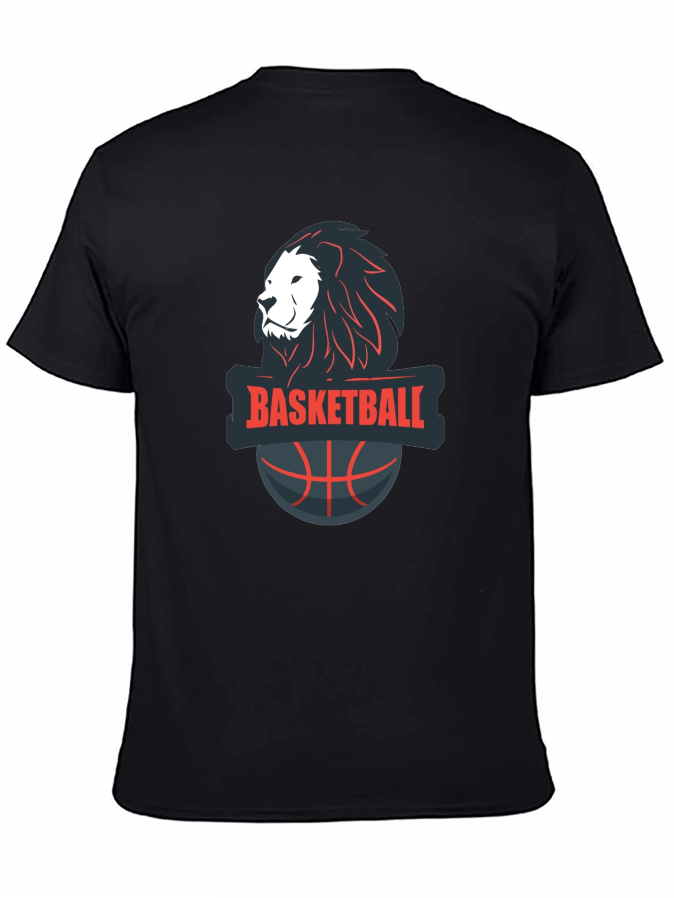 Basketball Lion Graphic Tee - Cool Sports T-Shirt