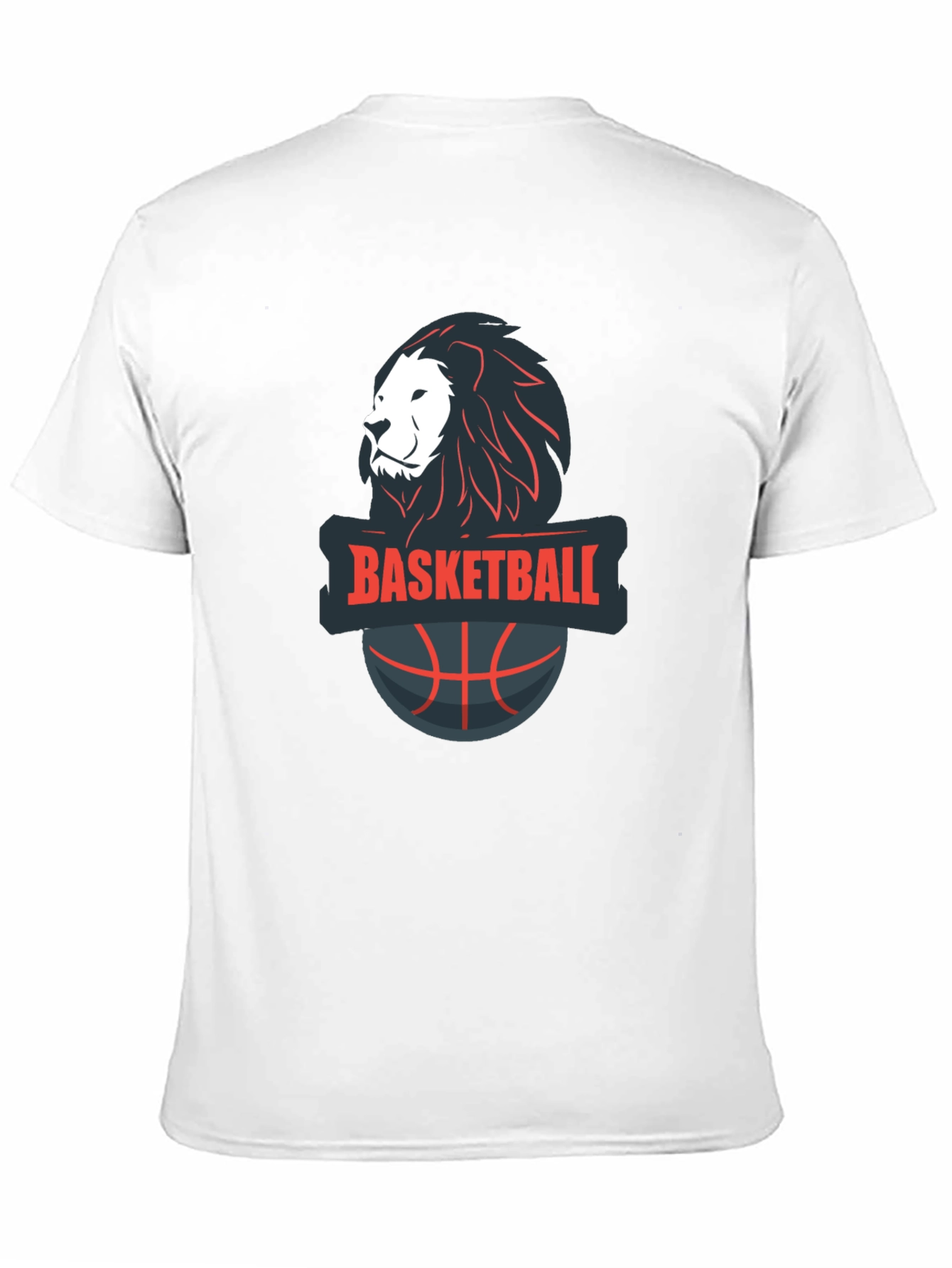 Basketball Lion Graphic Tee - Cool Sports T-Shirt