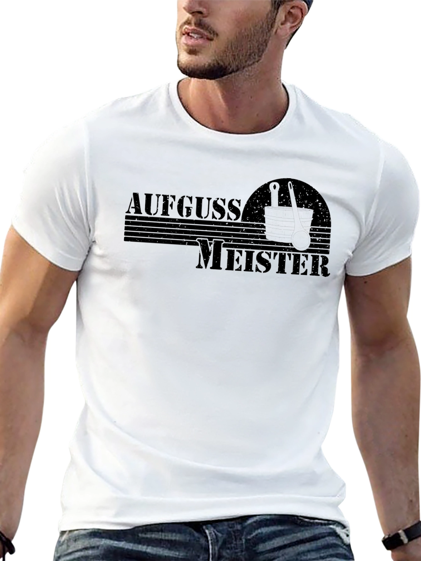 Aufguss Meister Black T-Shirt - Sauna Master Tee