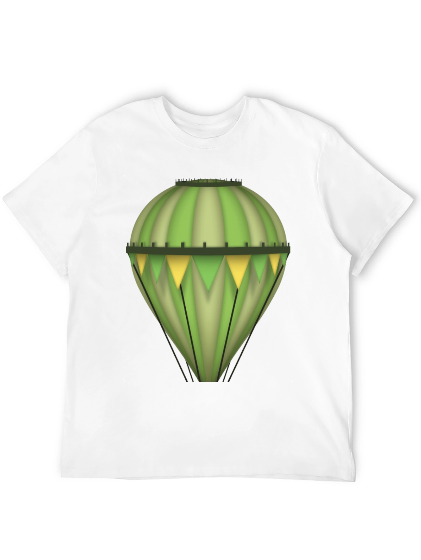 Green Balloon Graphic Tee - Unique Design