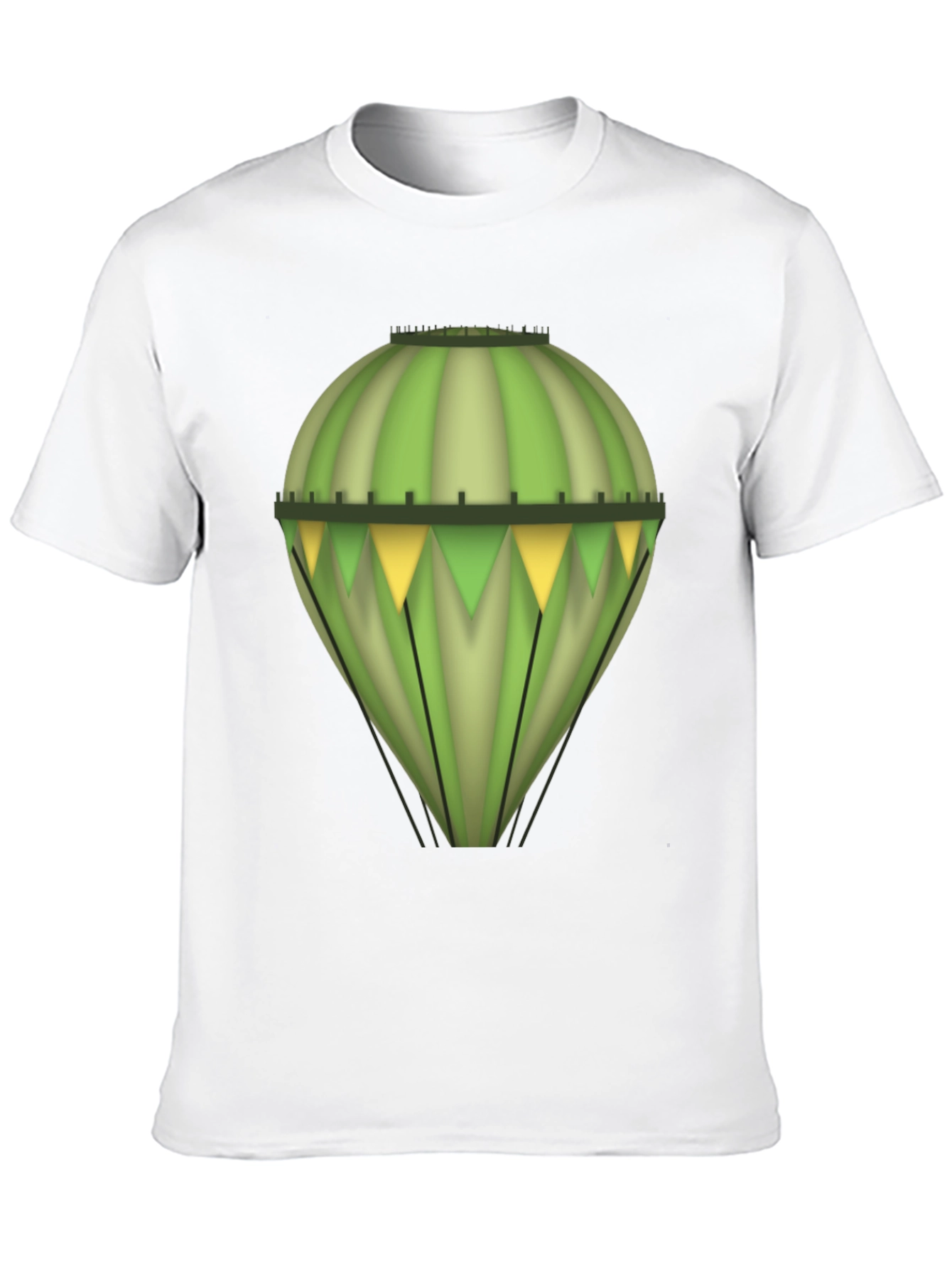 Green Balloon Graphic Tee - Unique Design