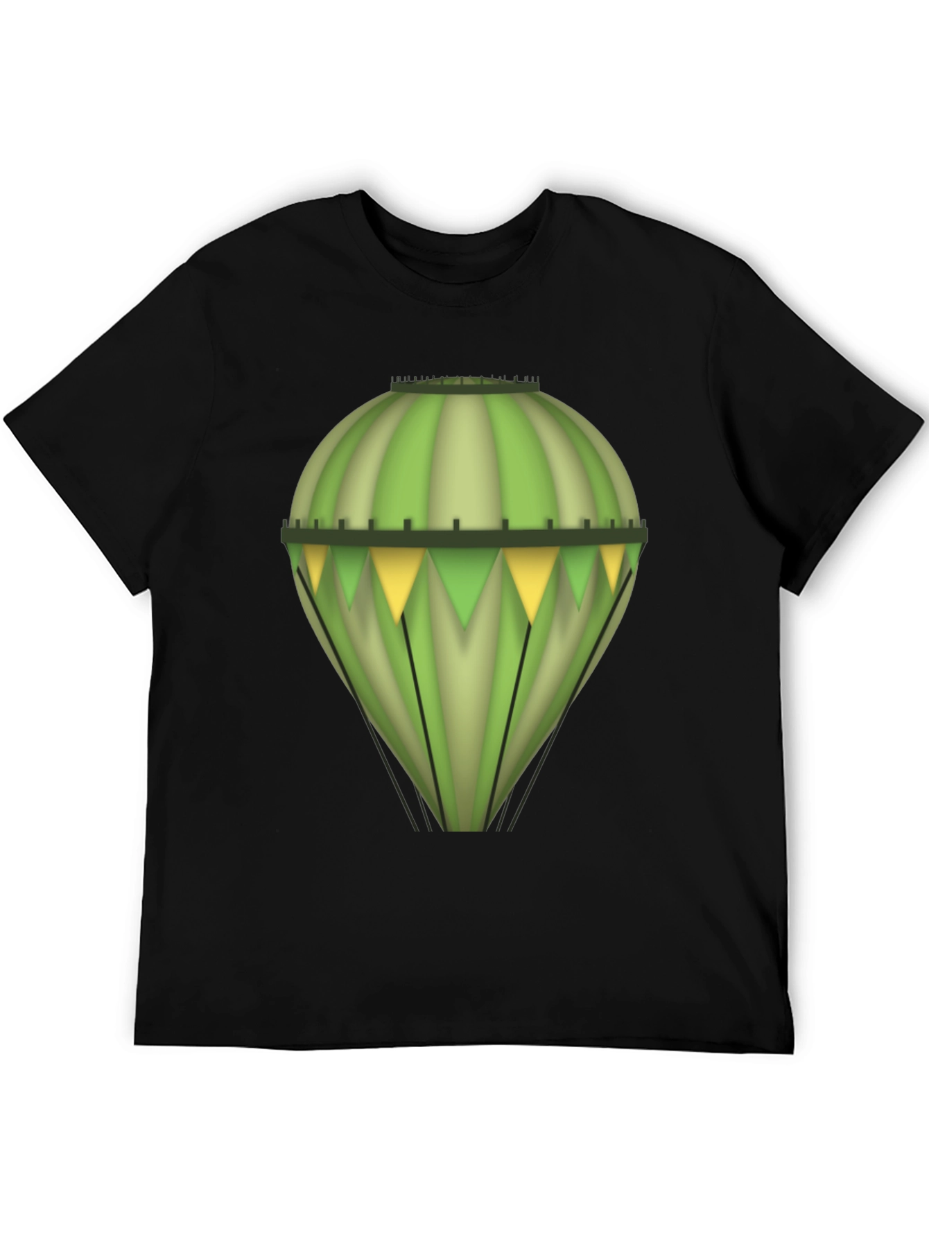 Green Balloon Graphic Tee - Unique Design
