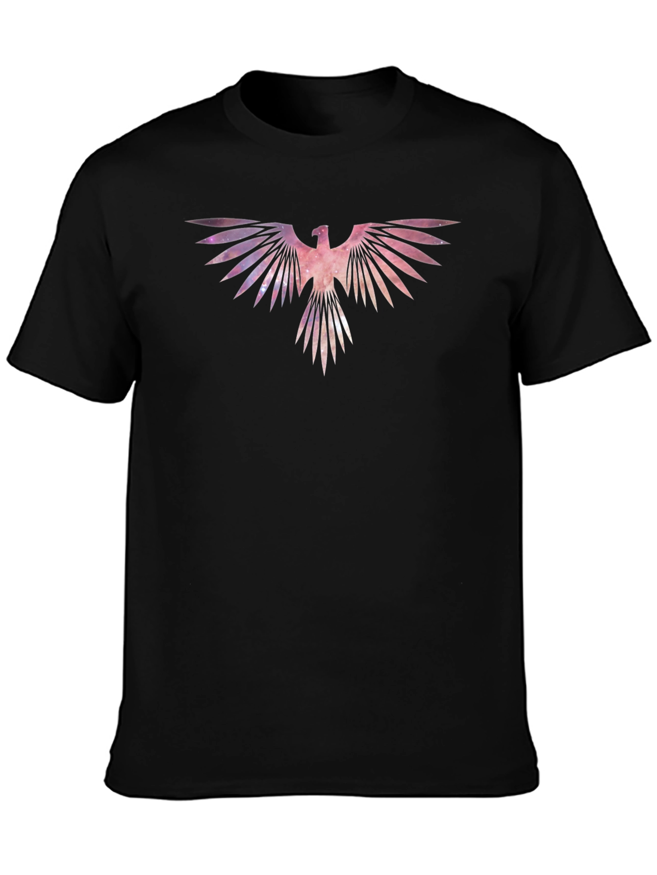 Galaxy Phoenix Graphic Tee - Black T-Shirt