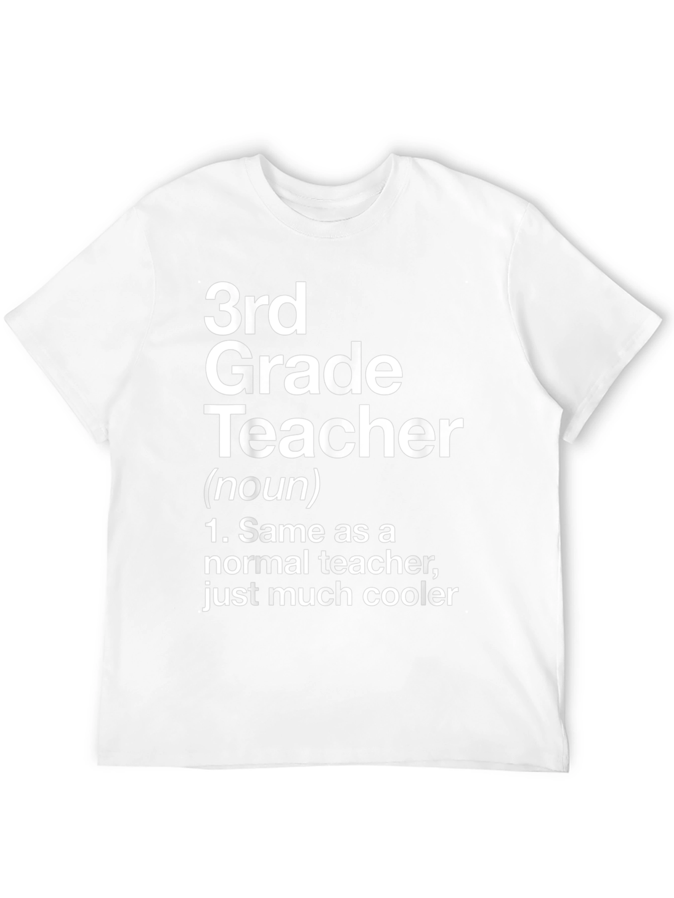 3rd Grade Teacher T-Shirt - Funny Noun Definition