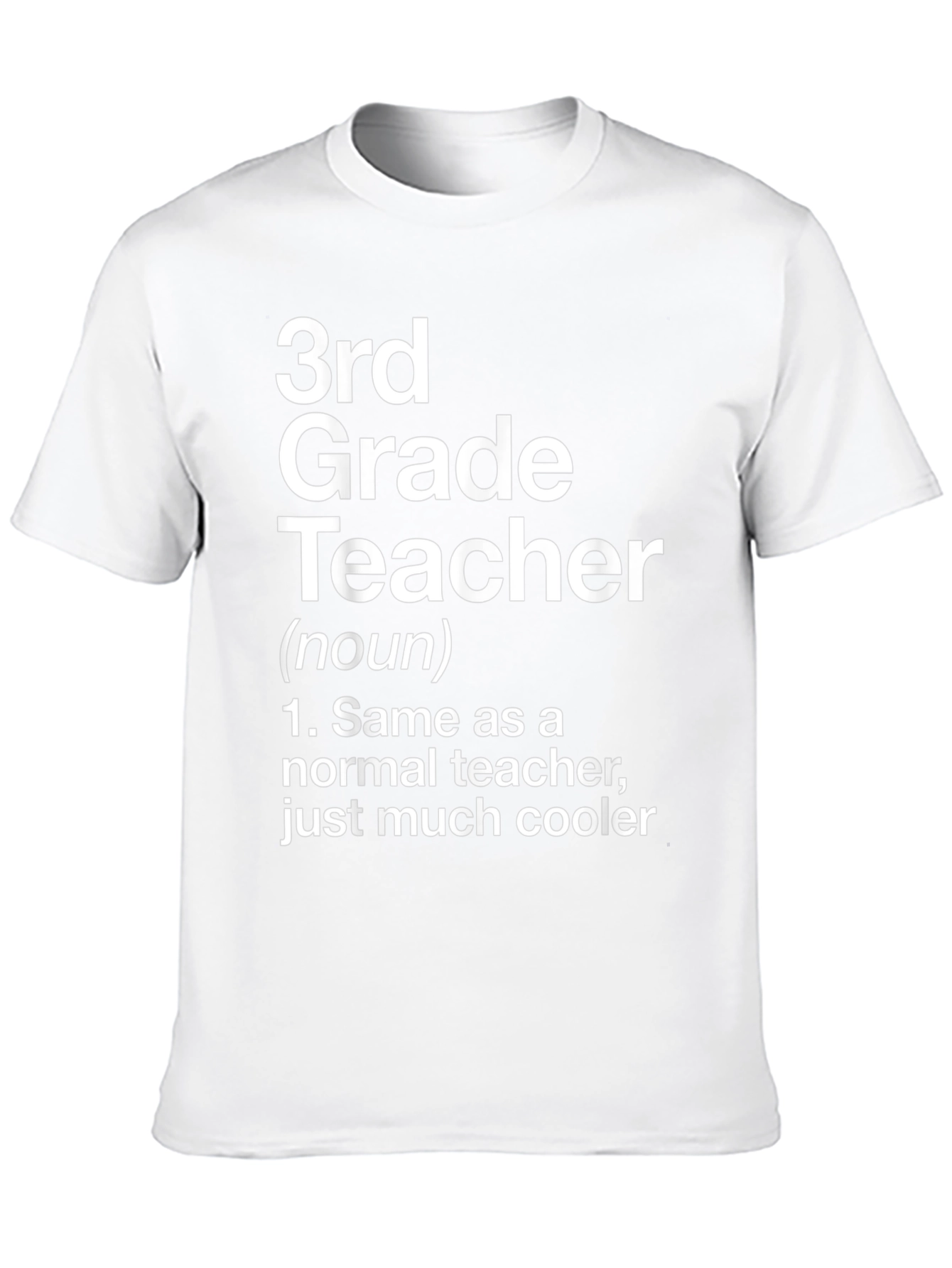 3rd Grade Teacher T-Shirt - Funny Noun Definition
