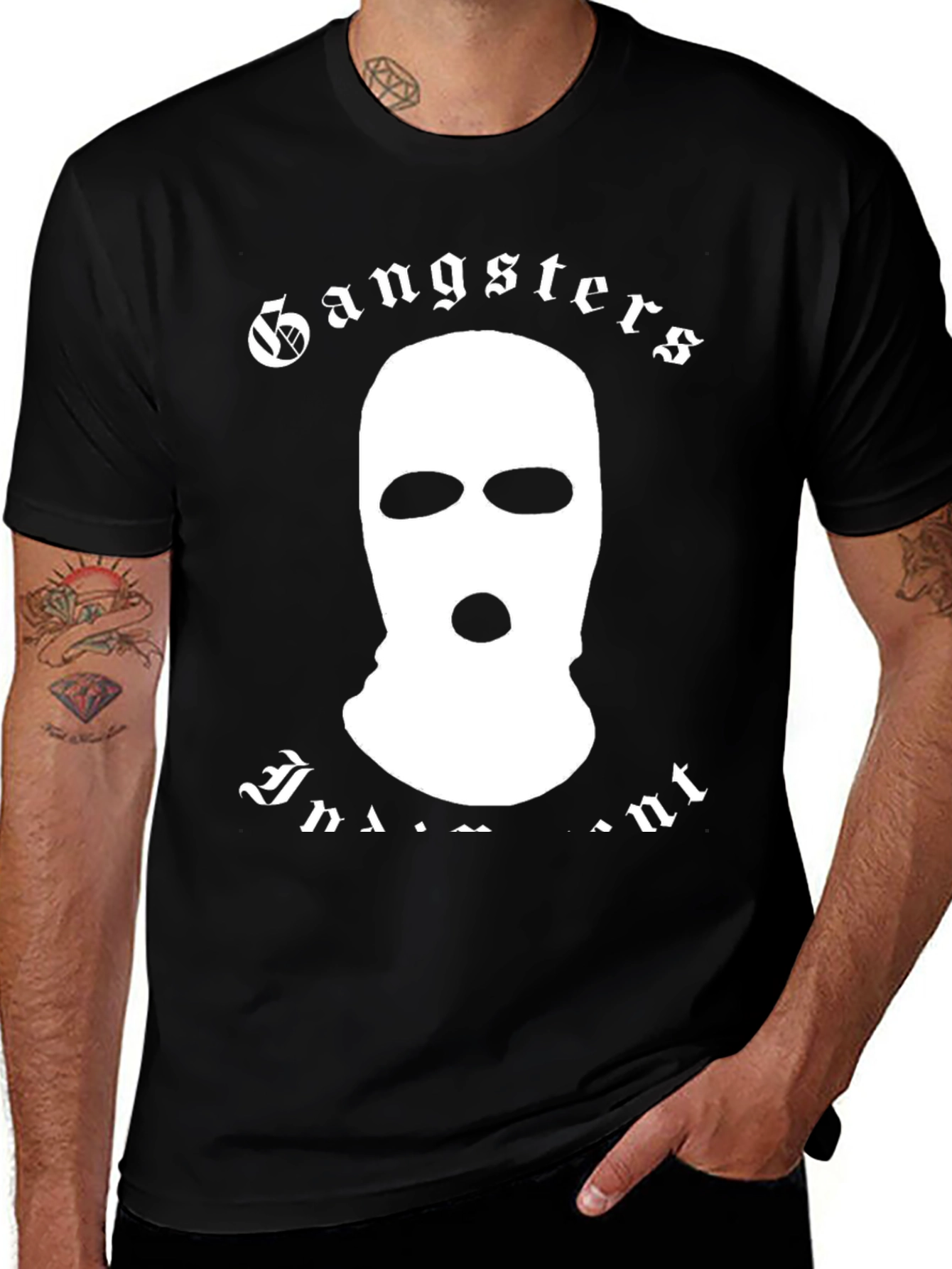 Gangster Balaclava T-Shirt - Stylish Streetwear