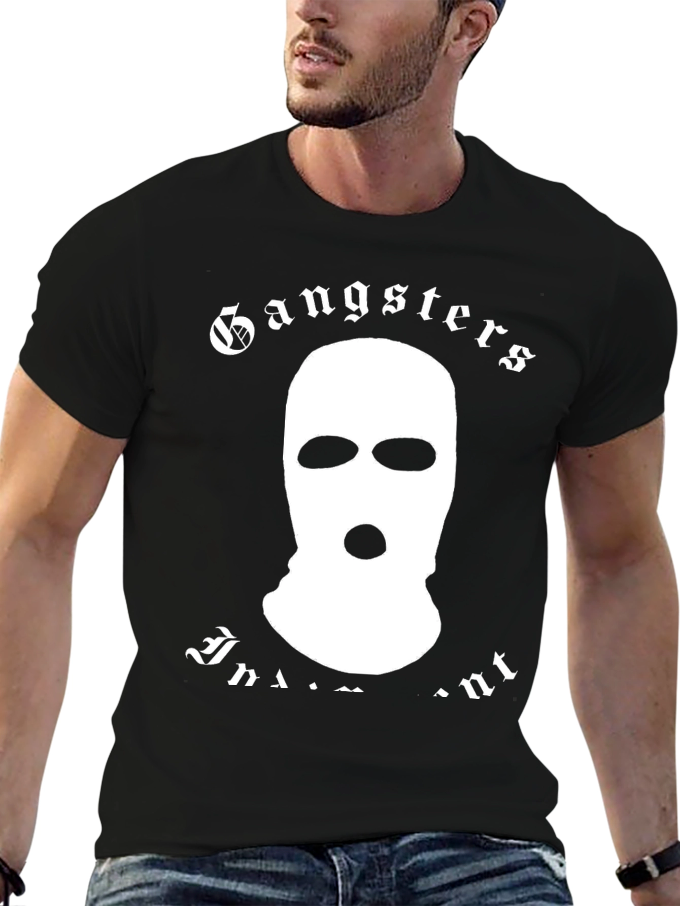 Gangster Balaclava T-Shirt - Stylish Streetwear