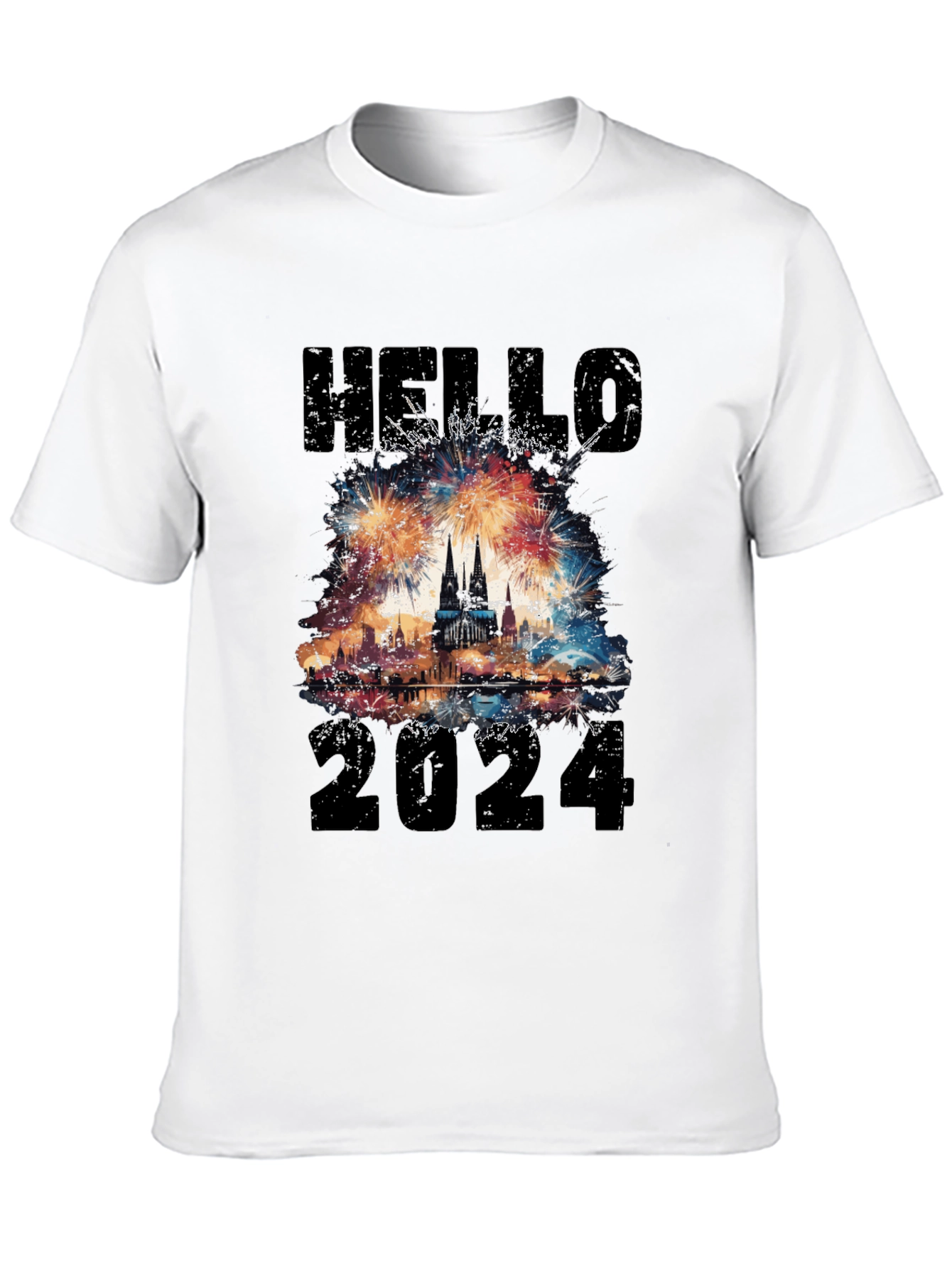 Hello 2024 New Year Celebration T-Shirt