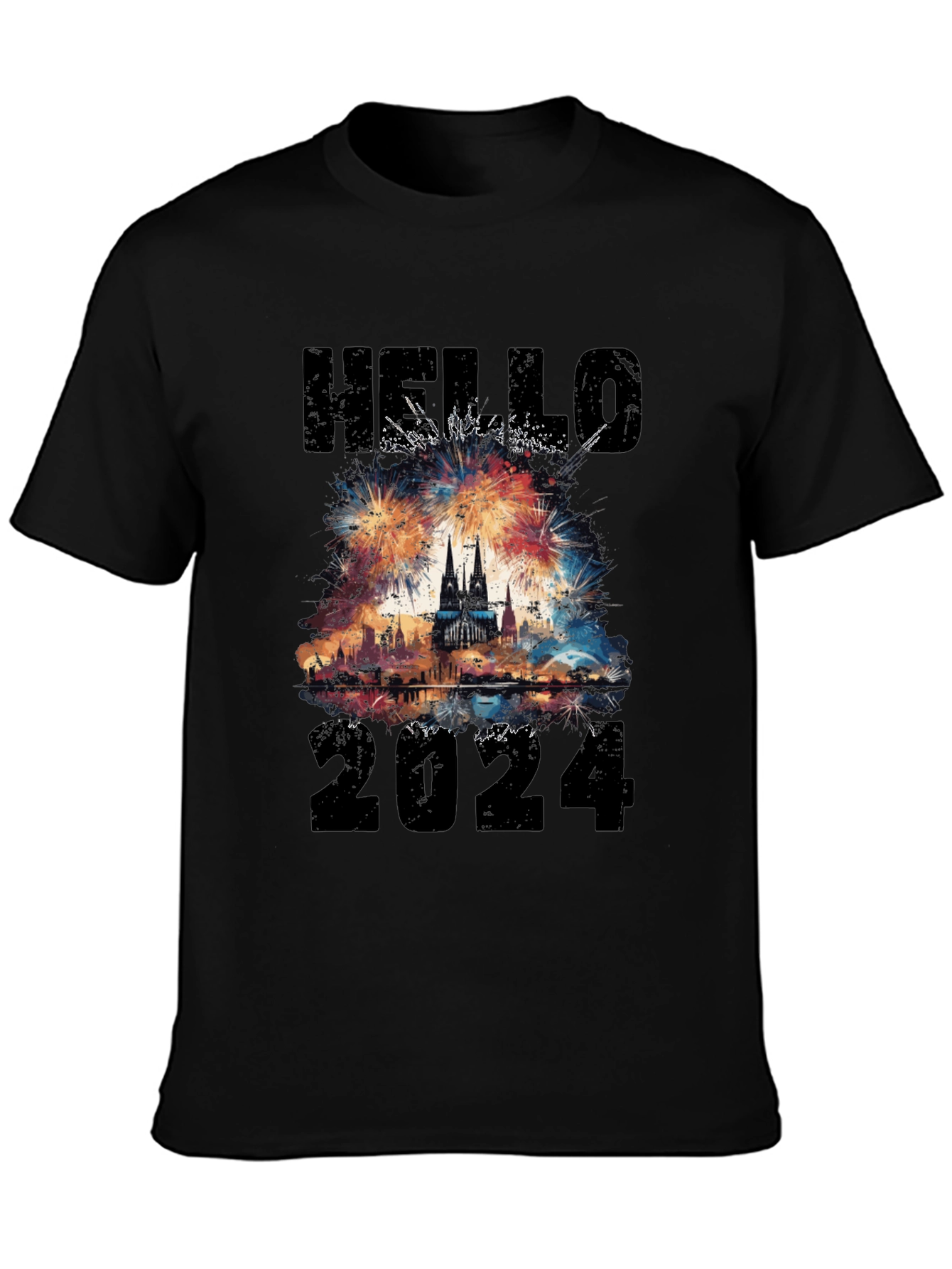 Hello 2024 New Year Celebration T-Shirt