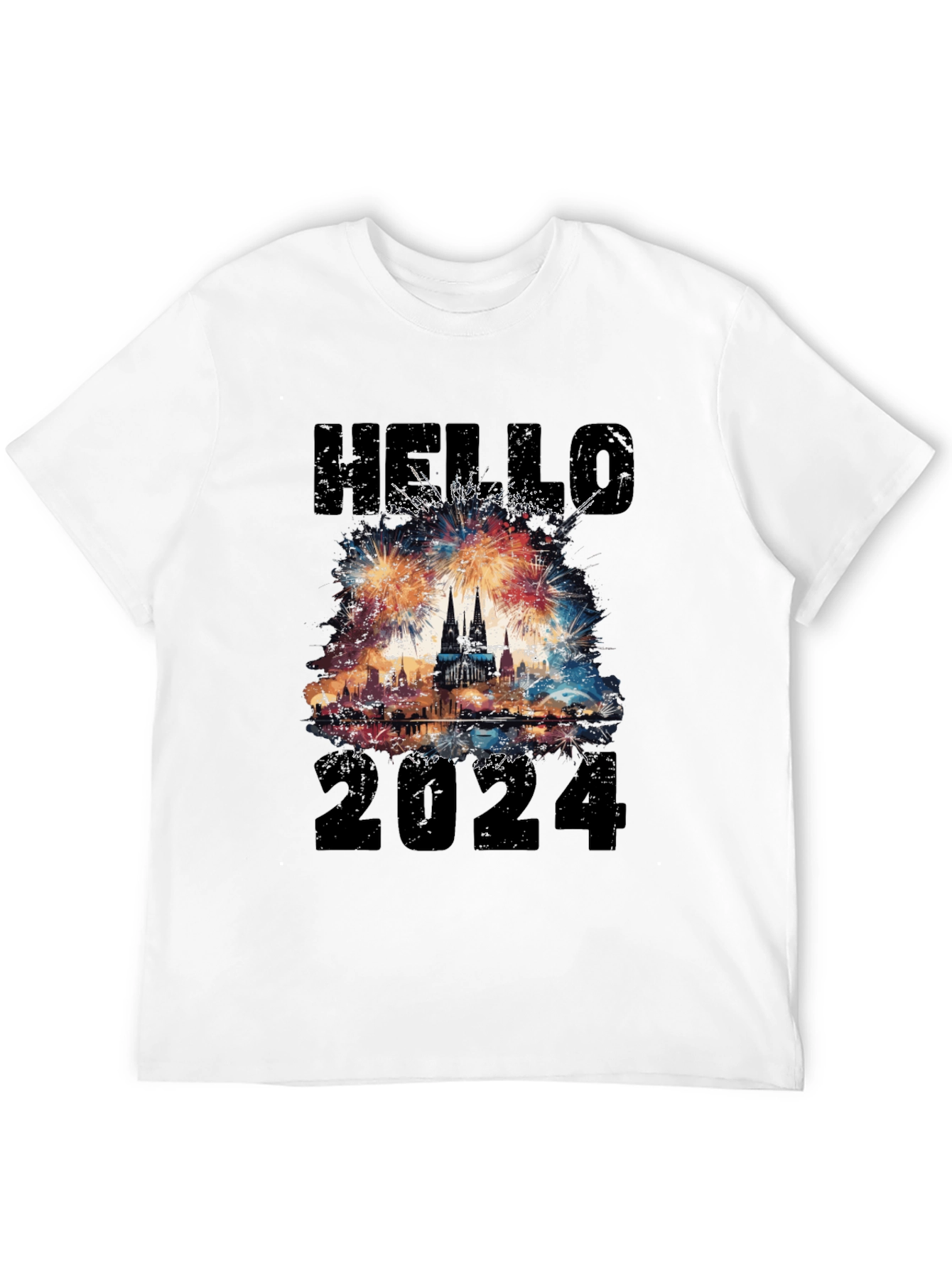 Hello 2024 New Year Celebration T-Shirt