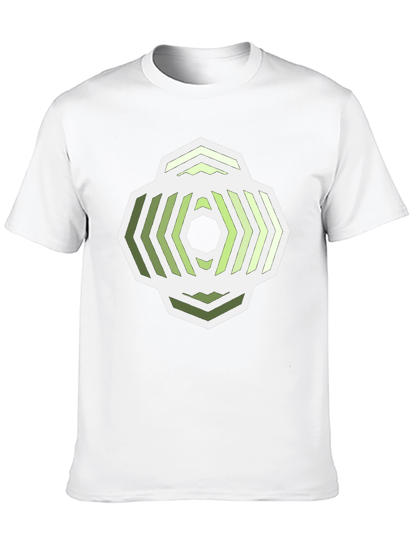 Geometric Pattern Black T-Shirt - Modern Style