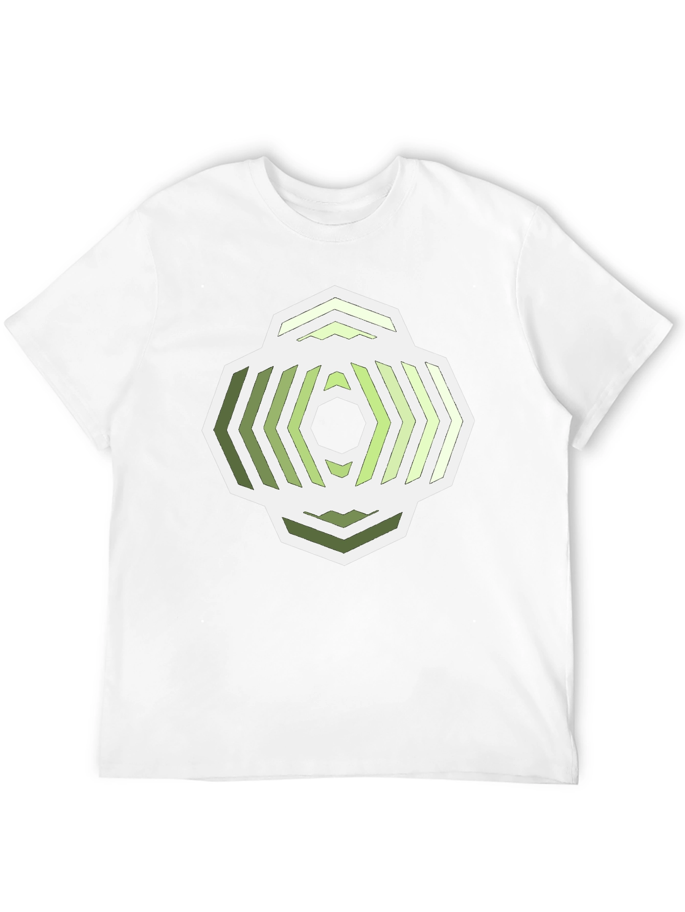Geometric Pattern Black T-Shirt - Modern Style