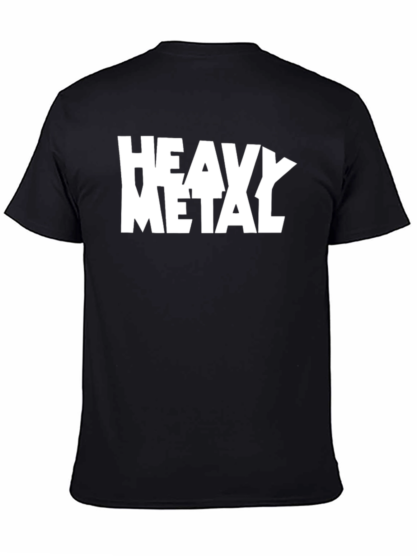 Heavy Metal Graphic Tee - Black Cotton T-Shirt