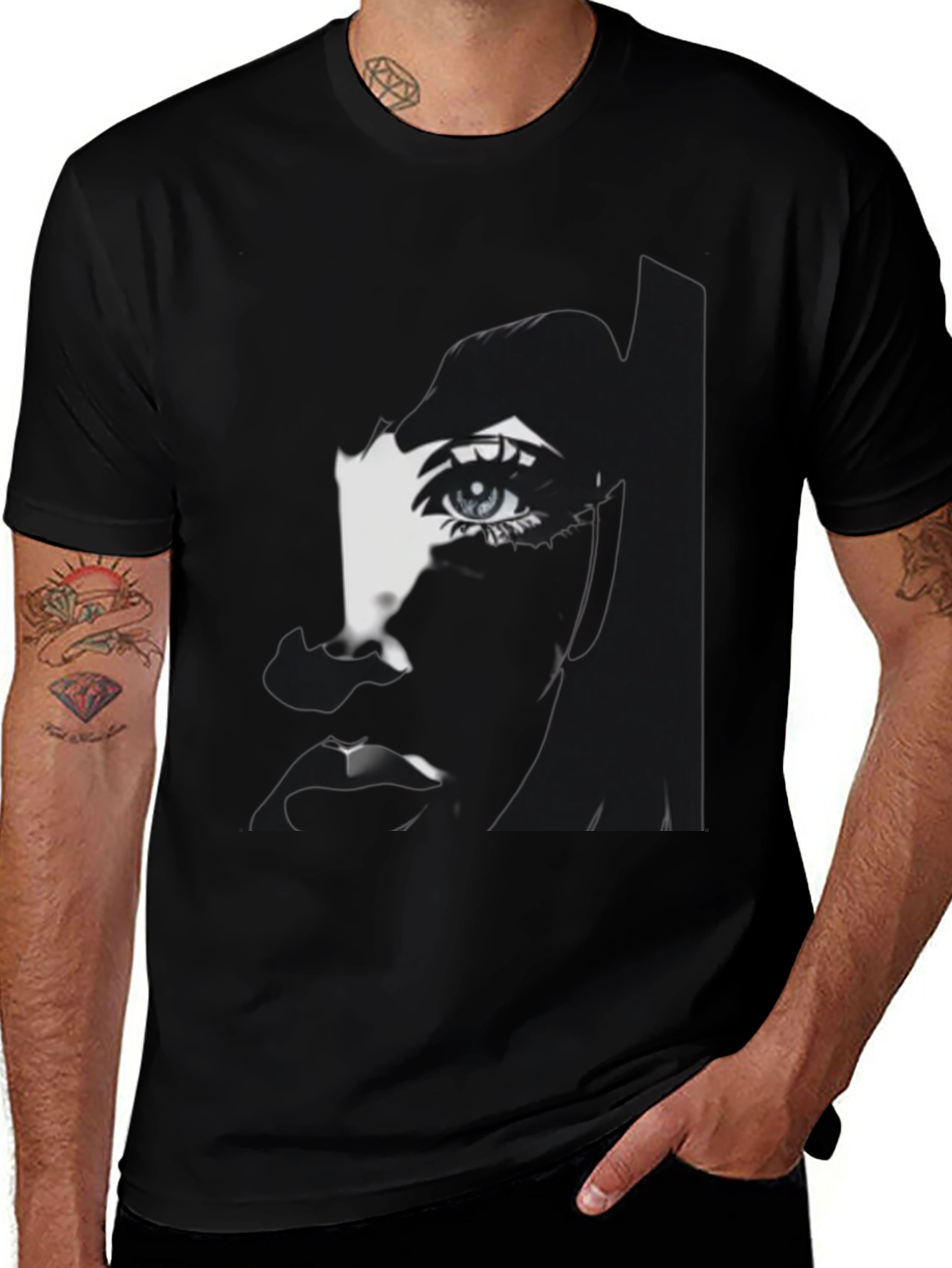Graphic Print Tee - Eye Design