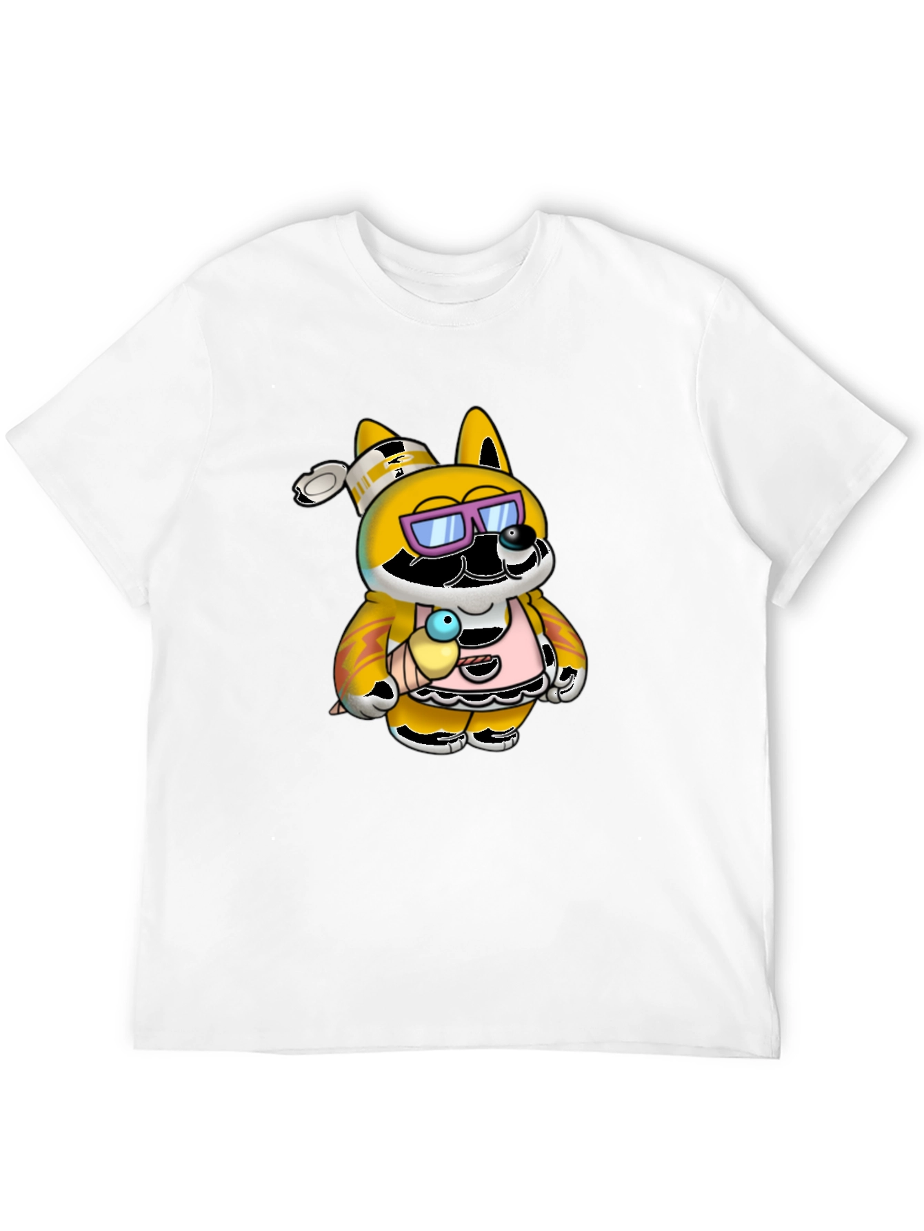 Cool Chef Dog Graphic T-Shirt