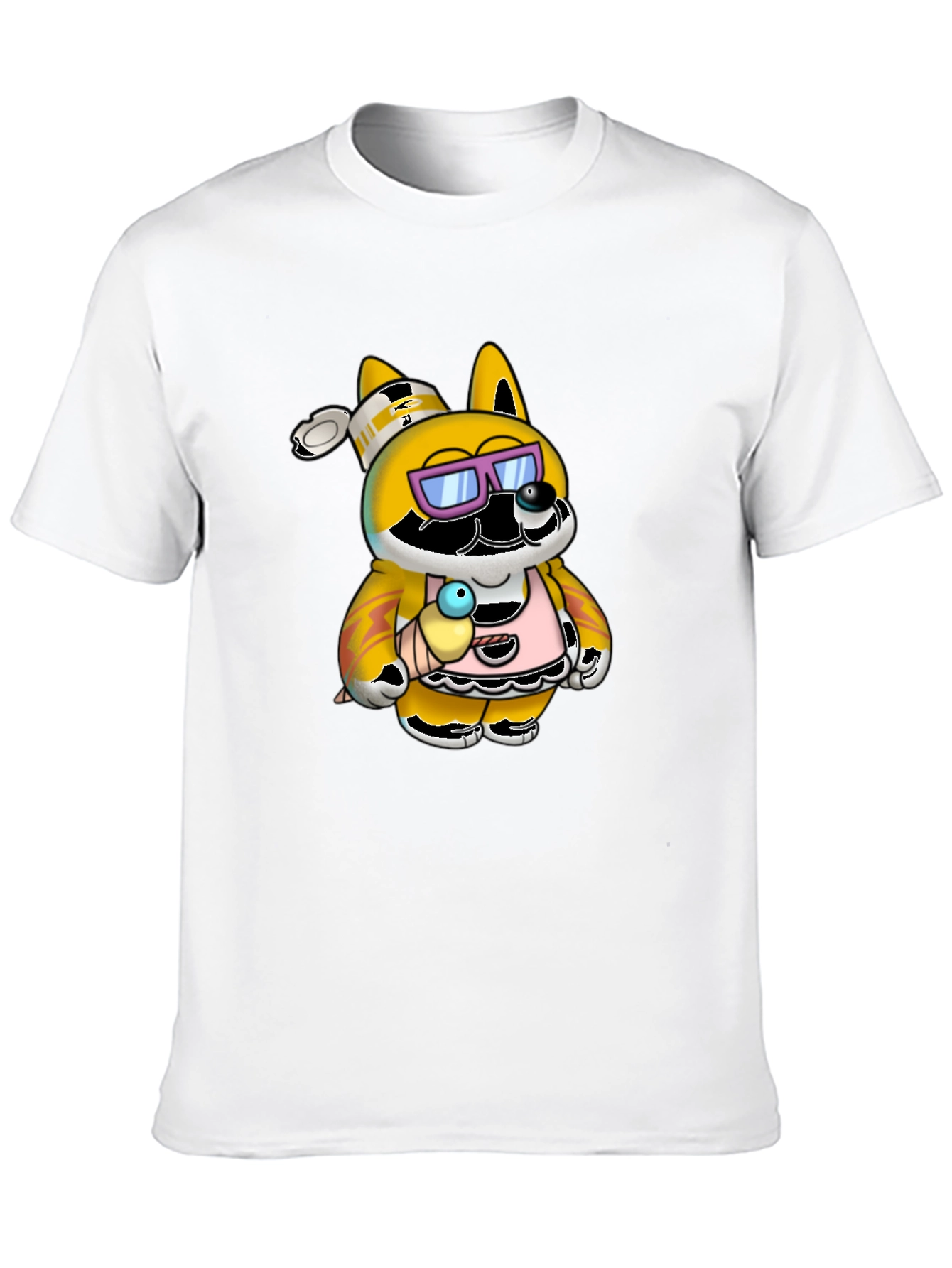 Cool Chef Dog Graphic T-Shirt