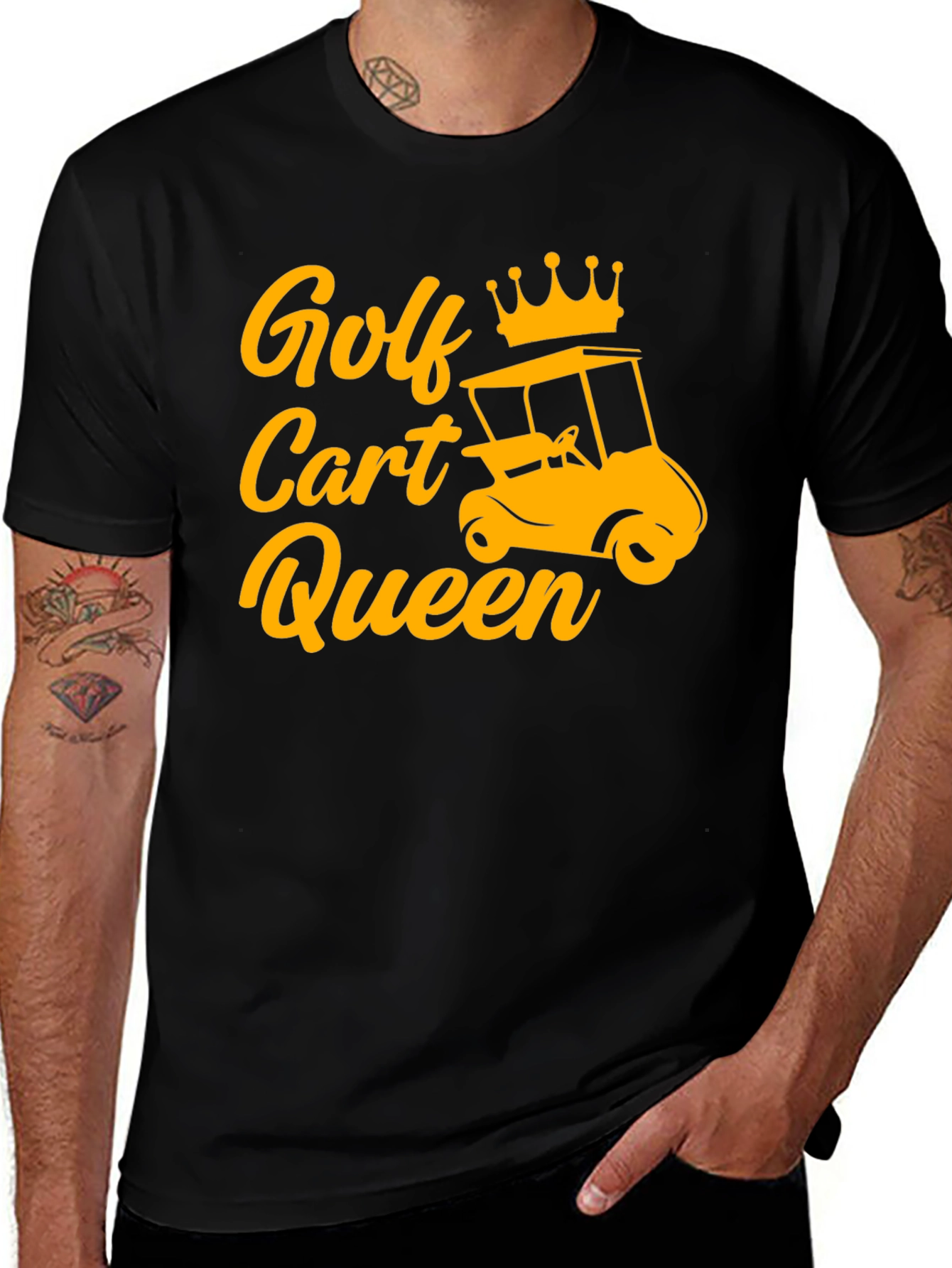 Golf Cart Queen Graphic Tee