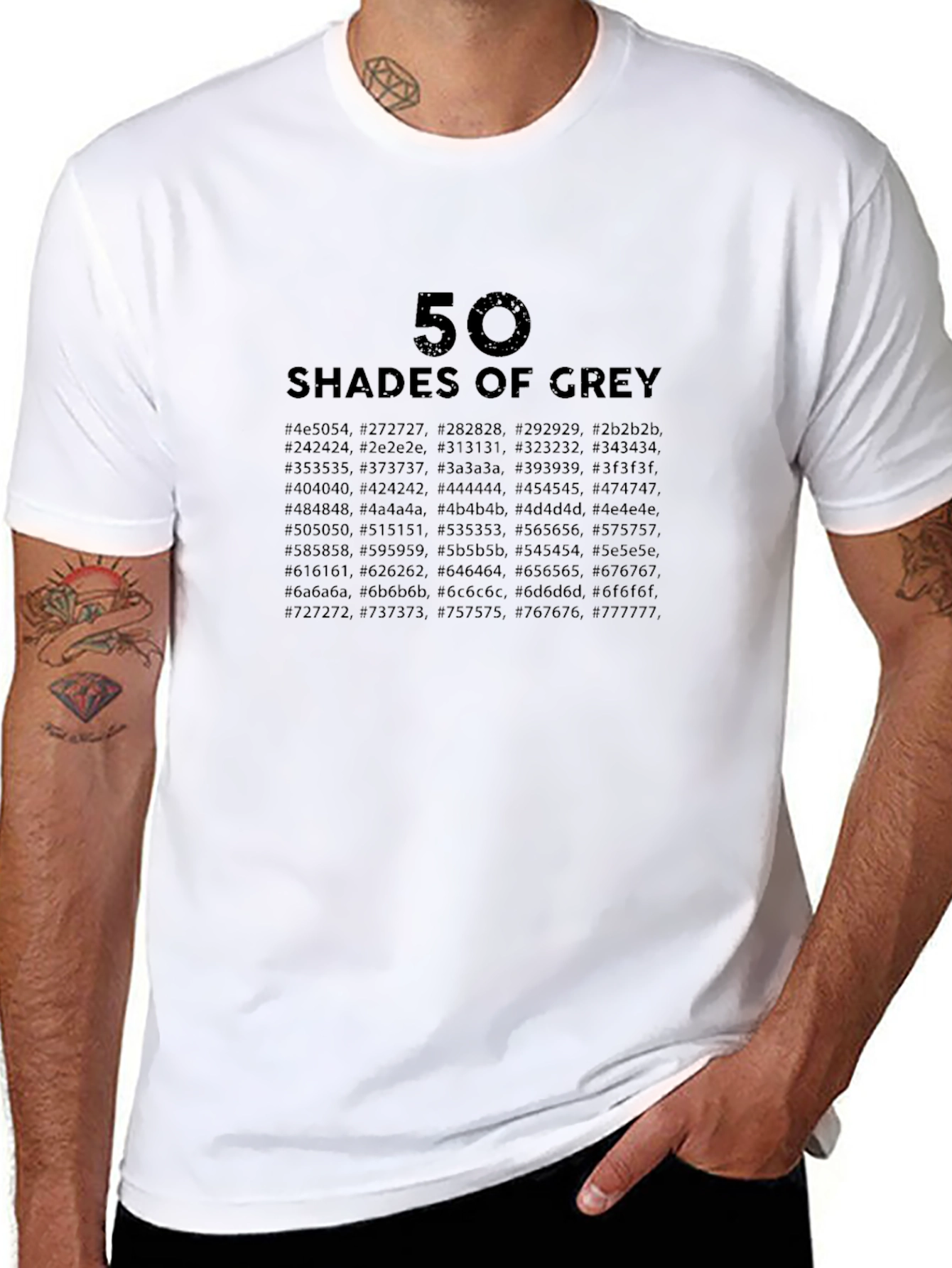 50 Shades of Grey T-Shirt - Unique Design