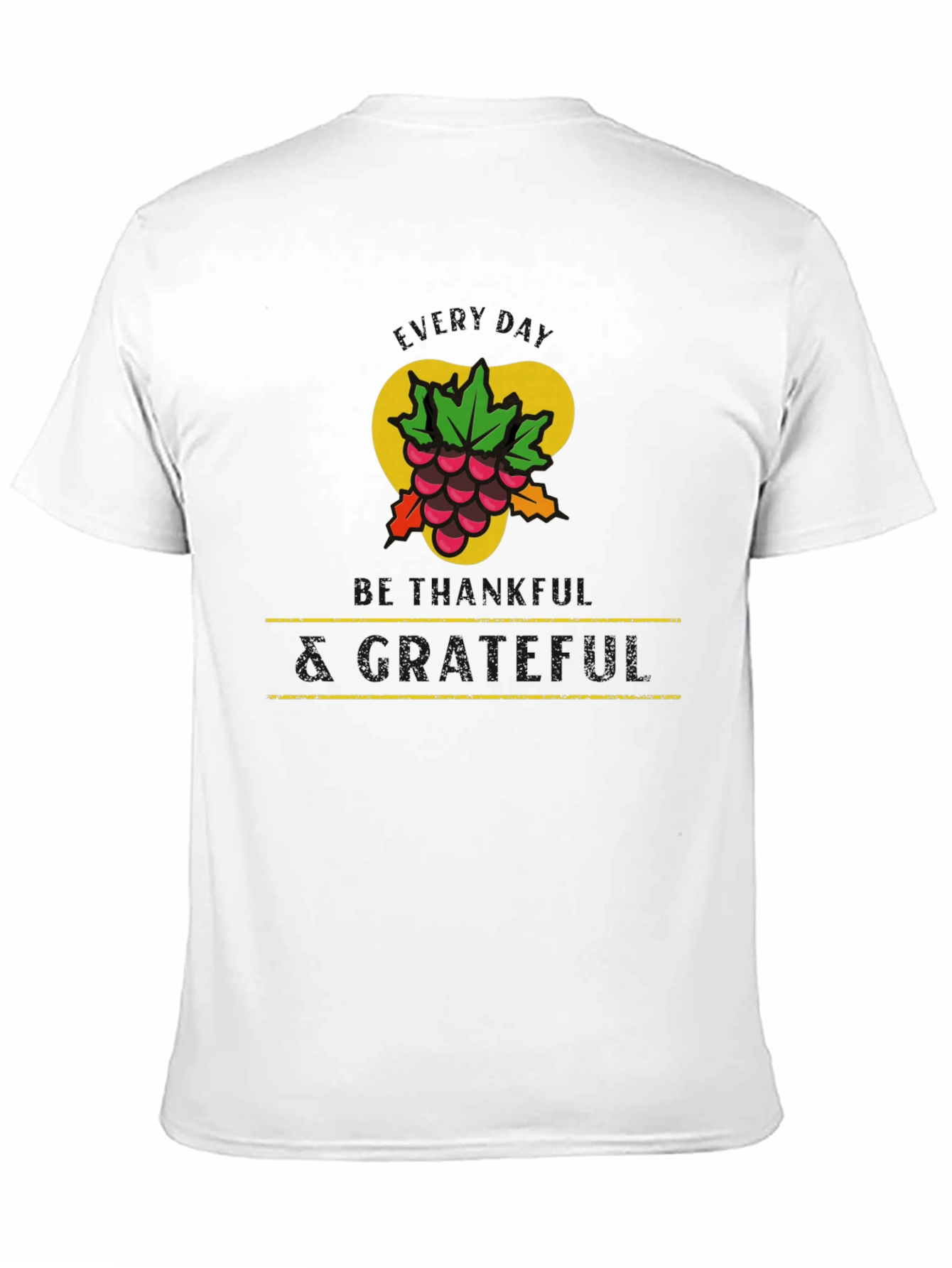 Grape Cluster Graphic Tee - Black