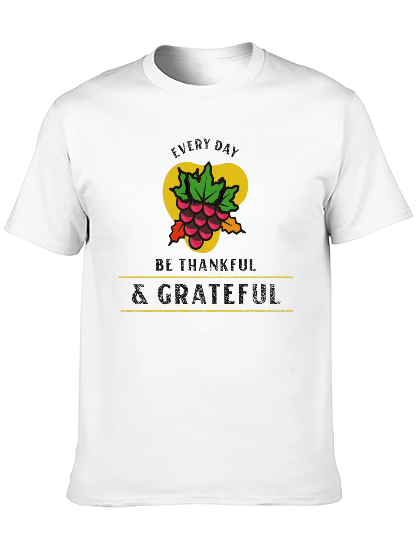 Grape Cluster Graphic Tee - Black