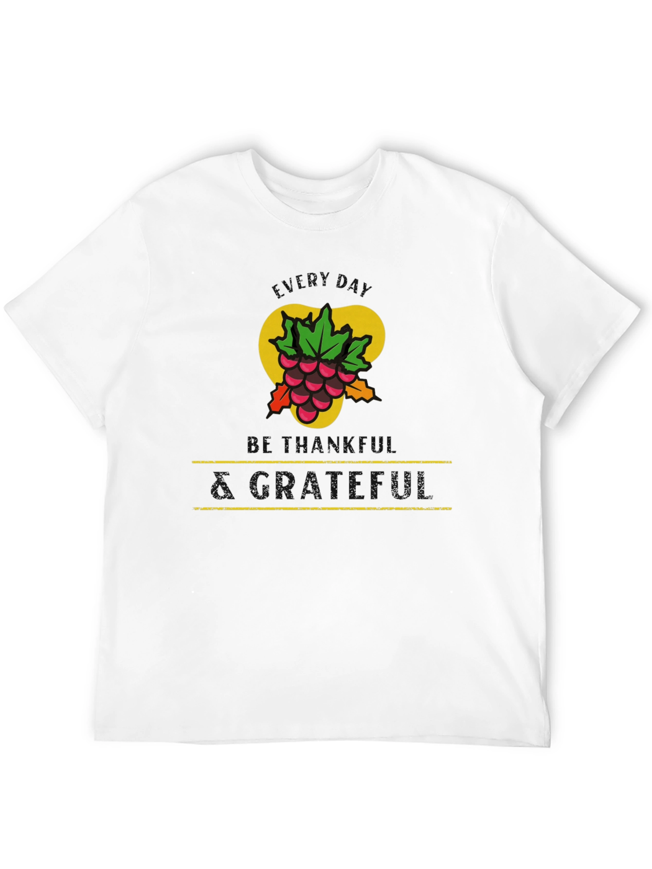 Grape Cluster Graphic Tee - Black