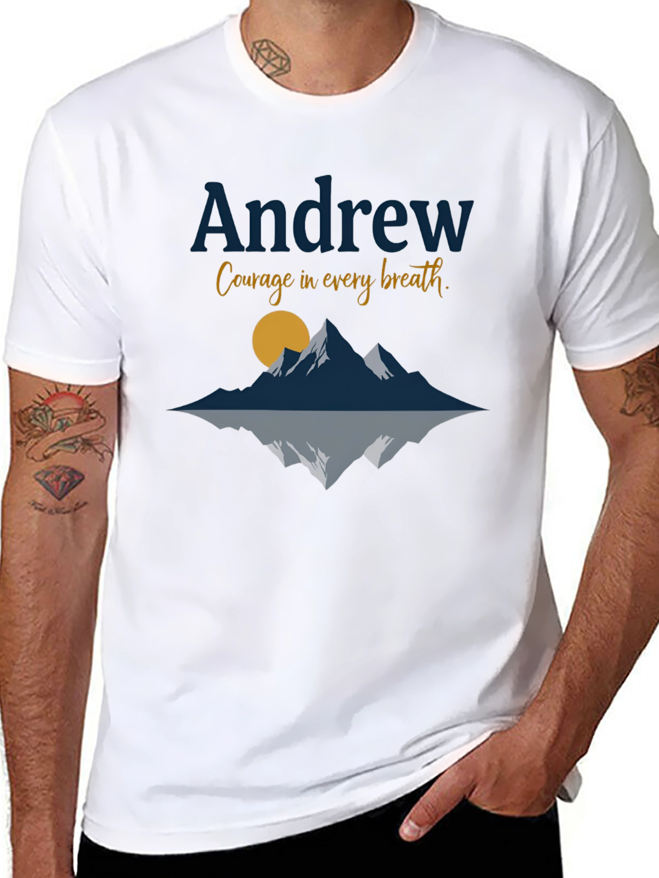 Andrew Courage Mountain T-Shirt