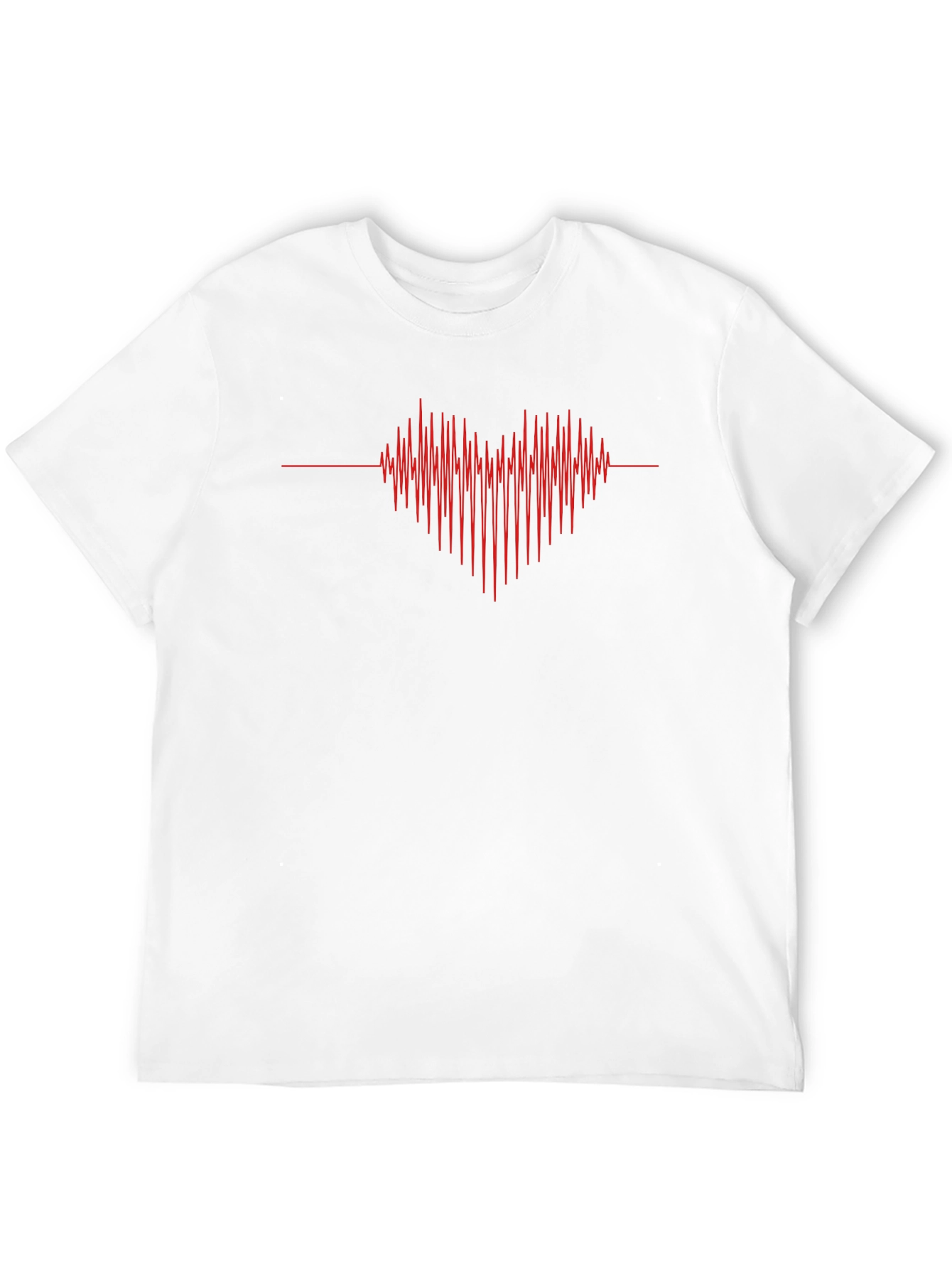 Heartbeat Love Black T-Shirt