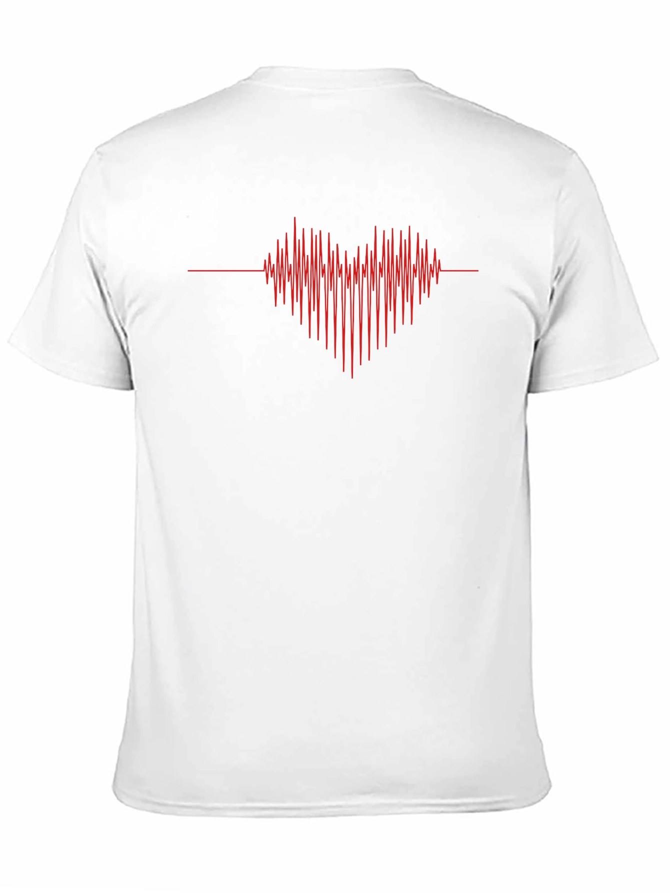 Heartbeat Love Black T-Shirt