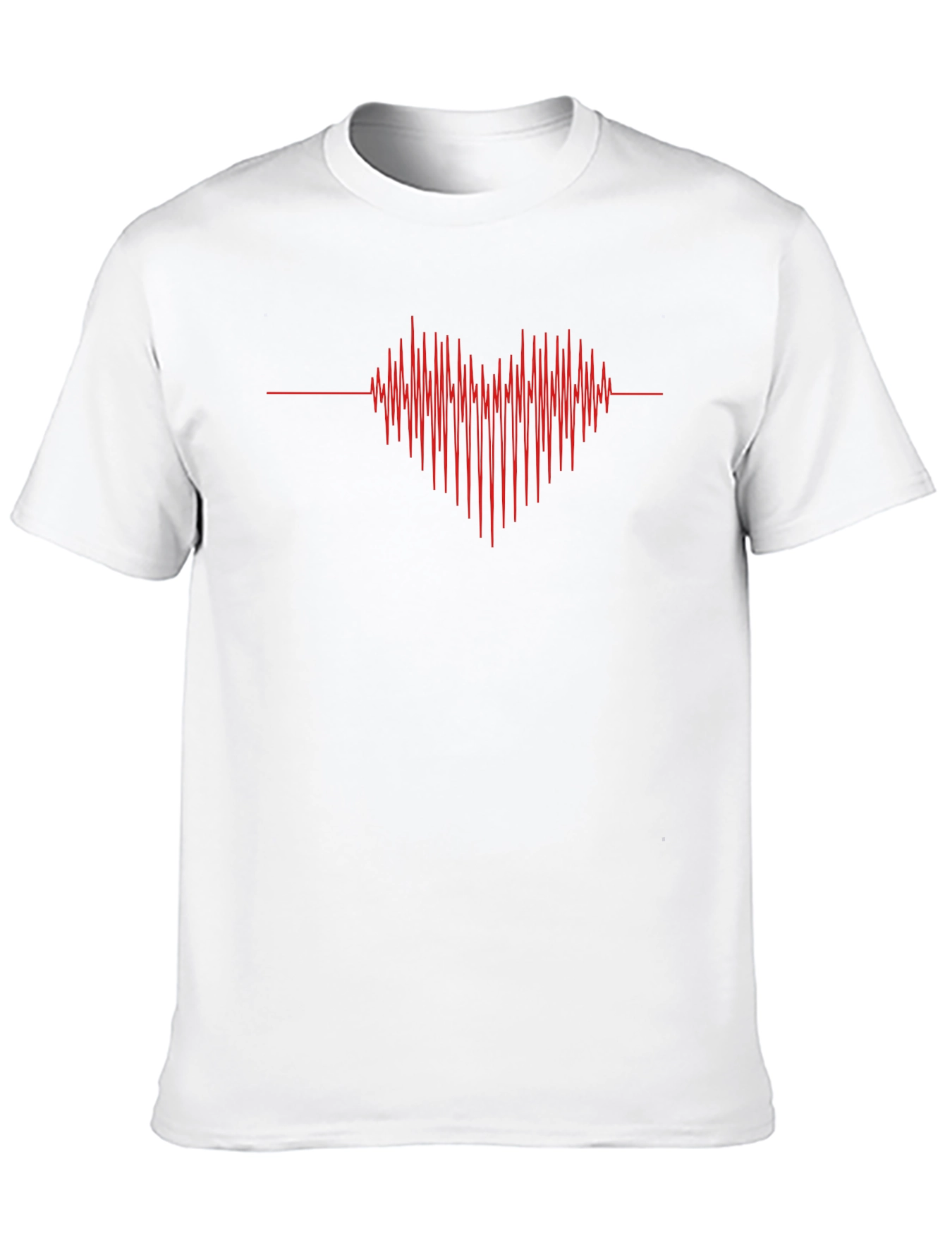 Heartbeat Love Black T-Shirt