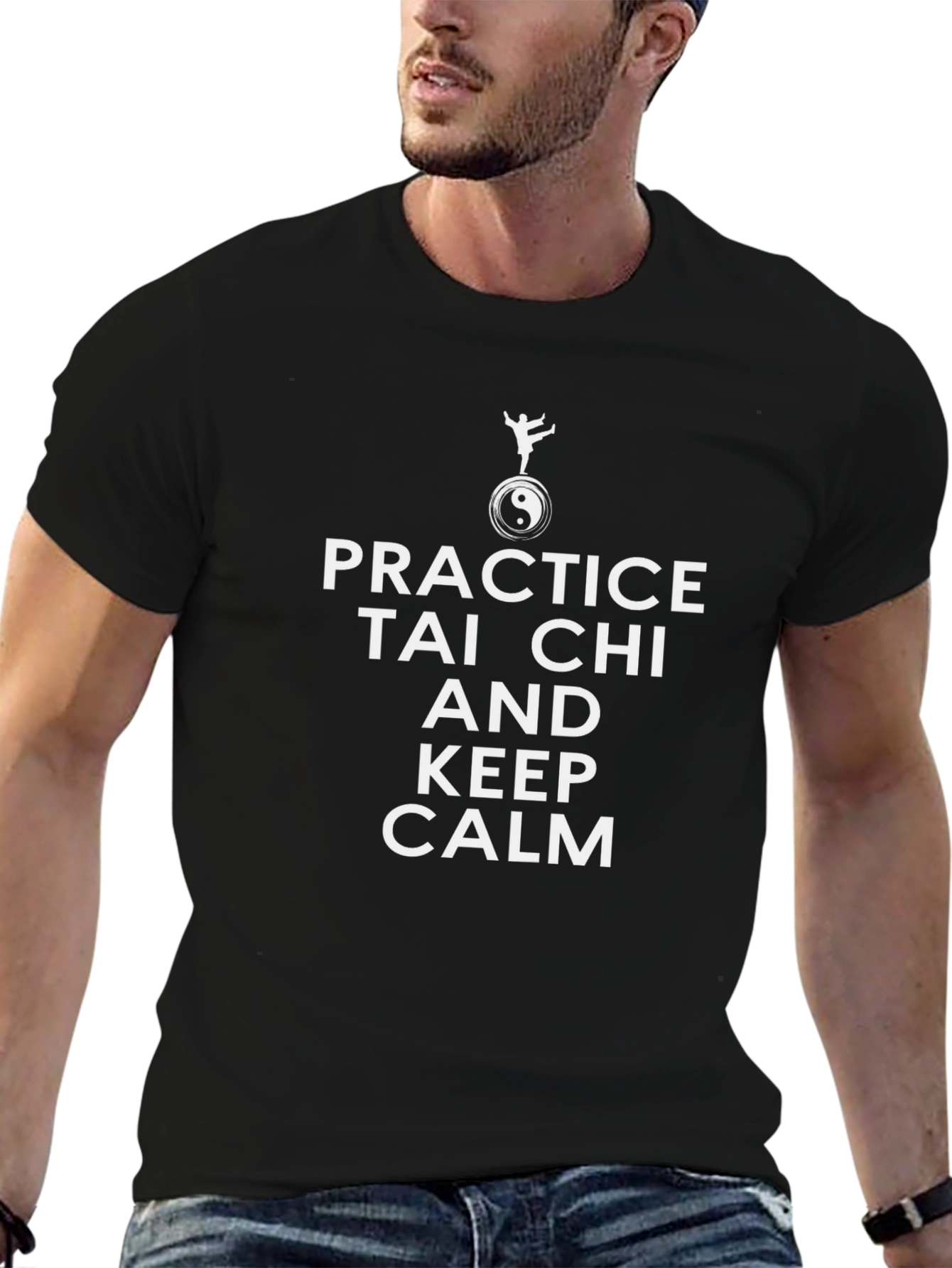 Tai Chi Practice T-Shirt - Keep Calm