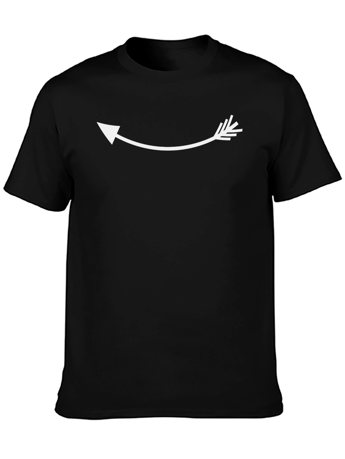 Arrow Graphic Black T-Shirt