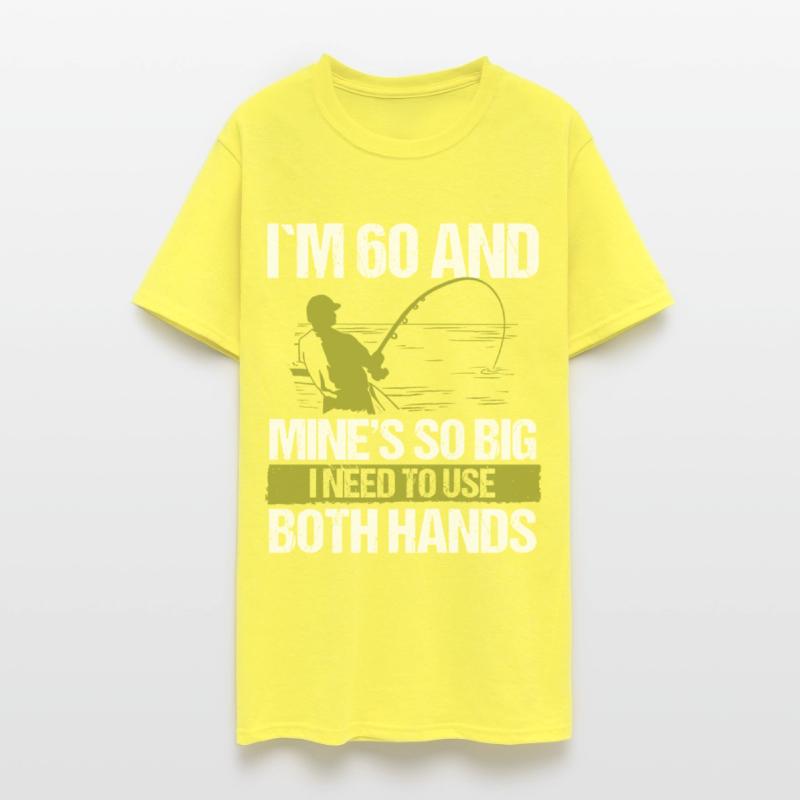 60 Year Old Fishing Lure Fisherman Rod Funny 60