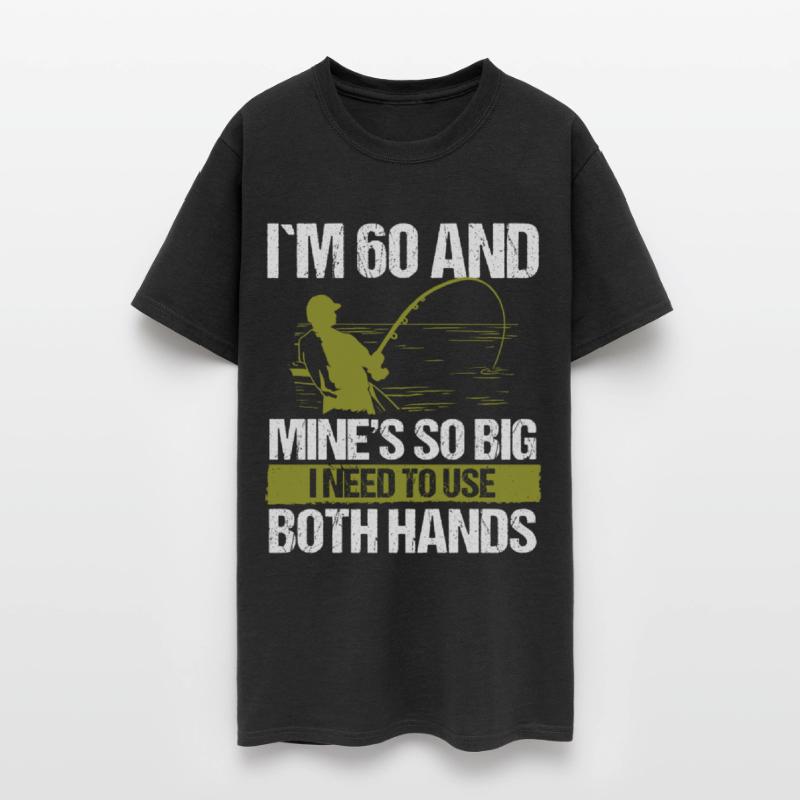 60 Year Old Fishing Lure Fisherman Rod Funny 60