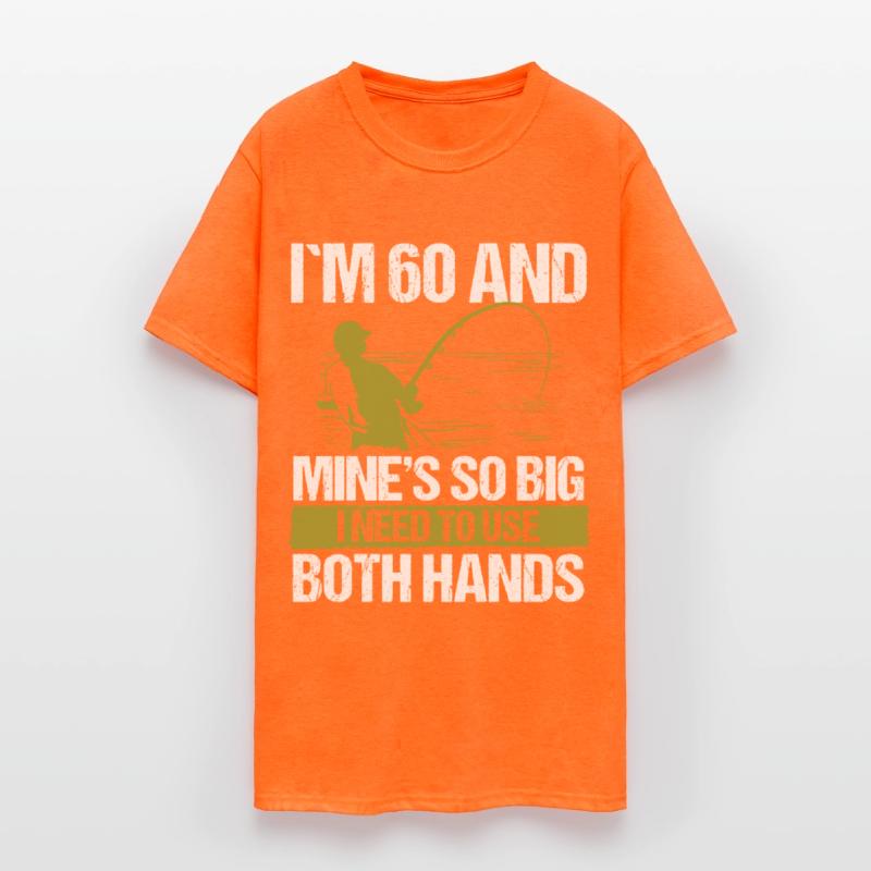 60 Year Old Fishing Lure Fisherman Rod Funny 60
