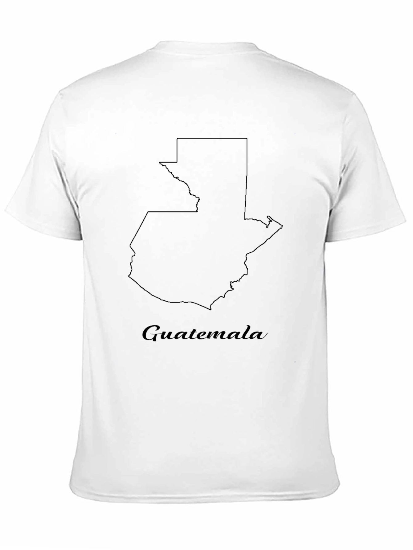 Guatemala Map T-Shirt - Stylish Black Graphic Tee