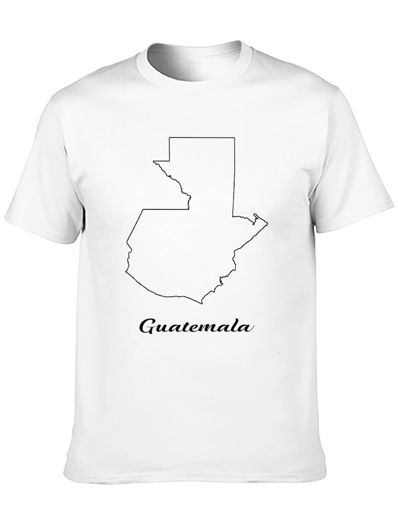Guatemala Map T-Shirt - Stylish Black Graphic Tee